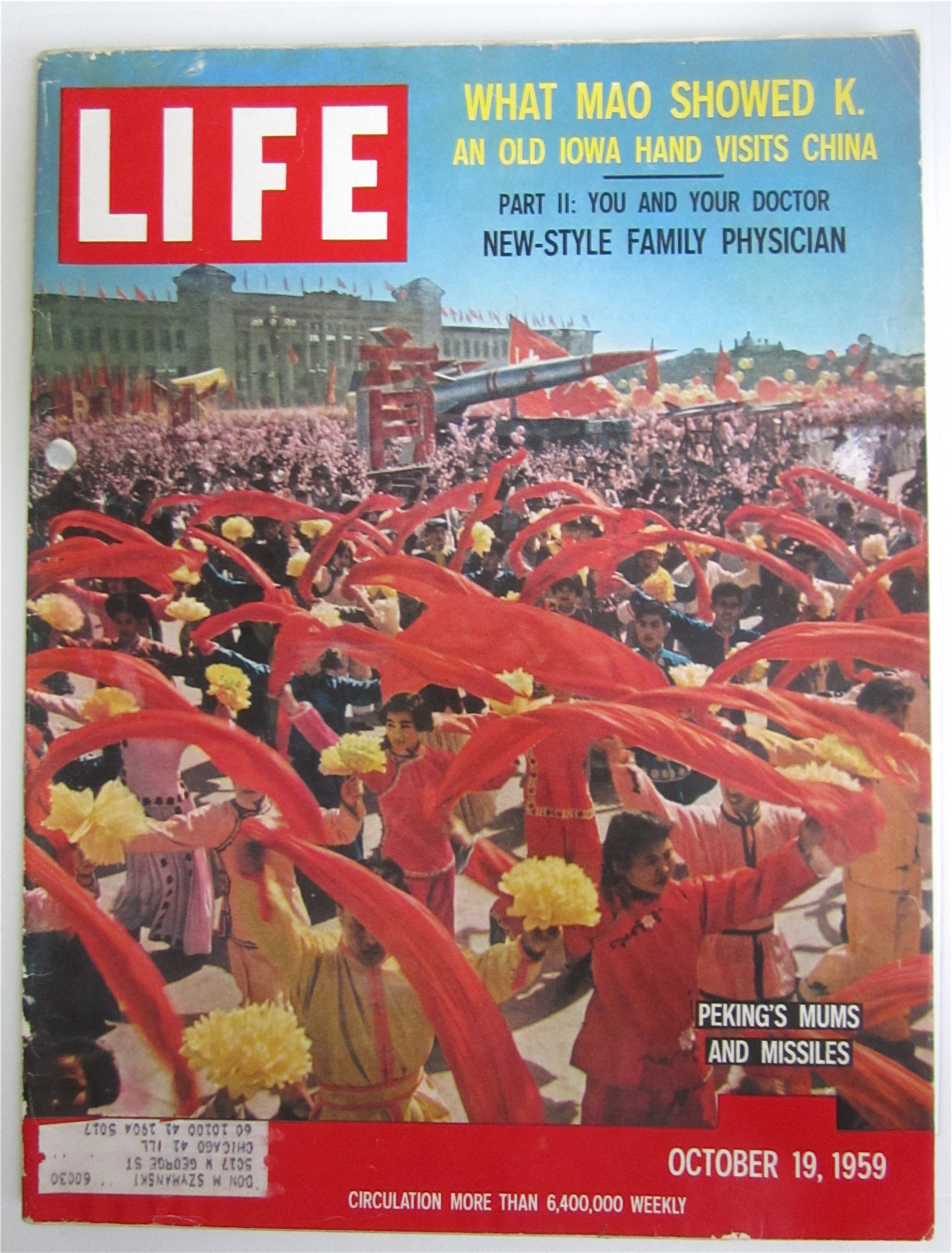 Life Magazine-October 19, 1959-Peking's Mums & Missiles