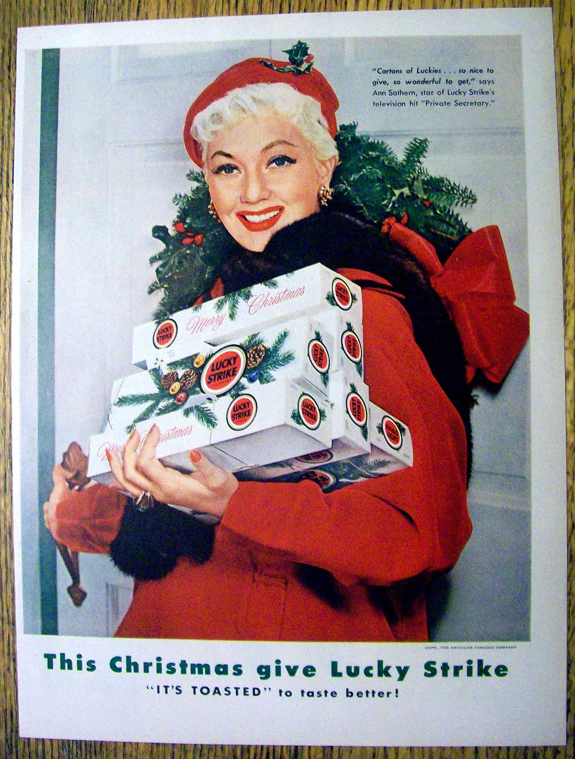 1954 Lucky Strike Cigarettes with Ann Sothern