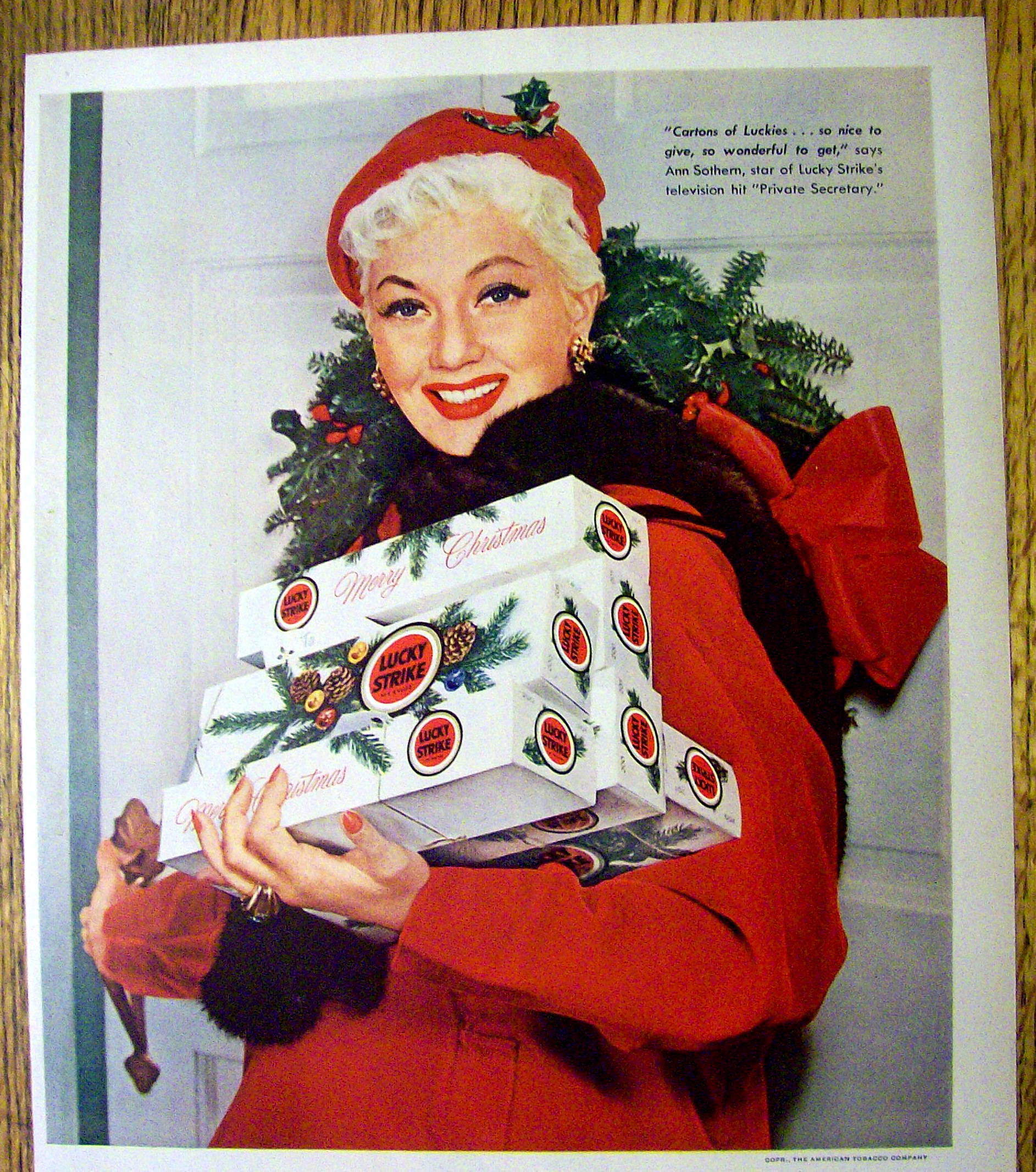 1954 Lucky Strike Cigarettes with Ann Sothern