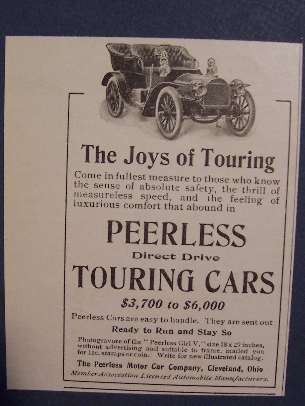1904  Peerless  Touring  Cars
