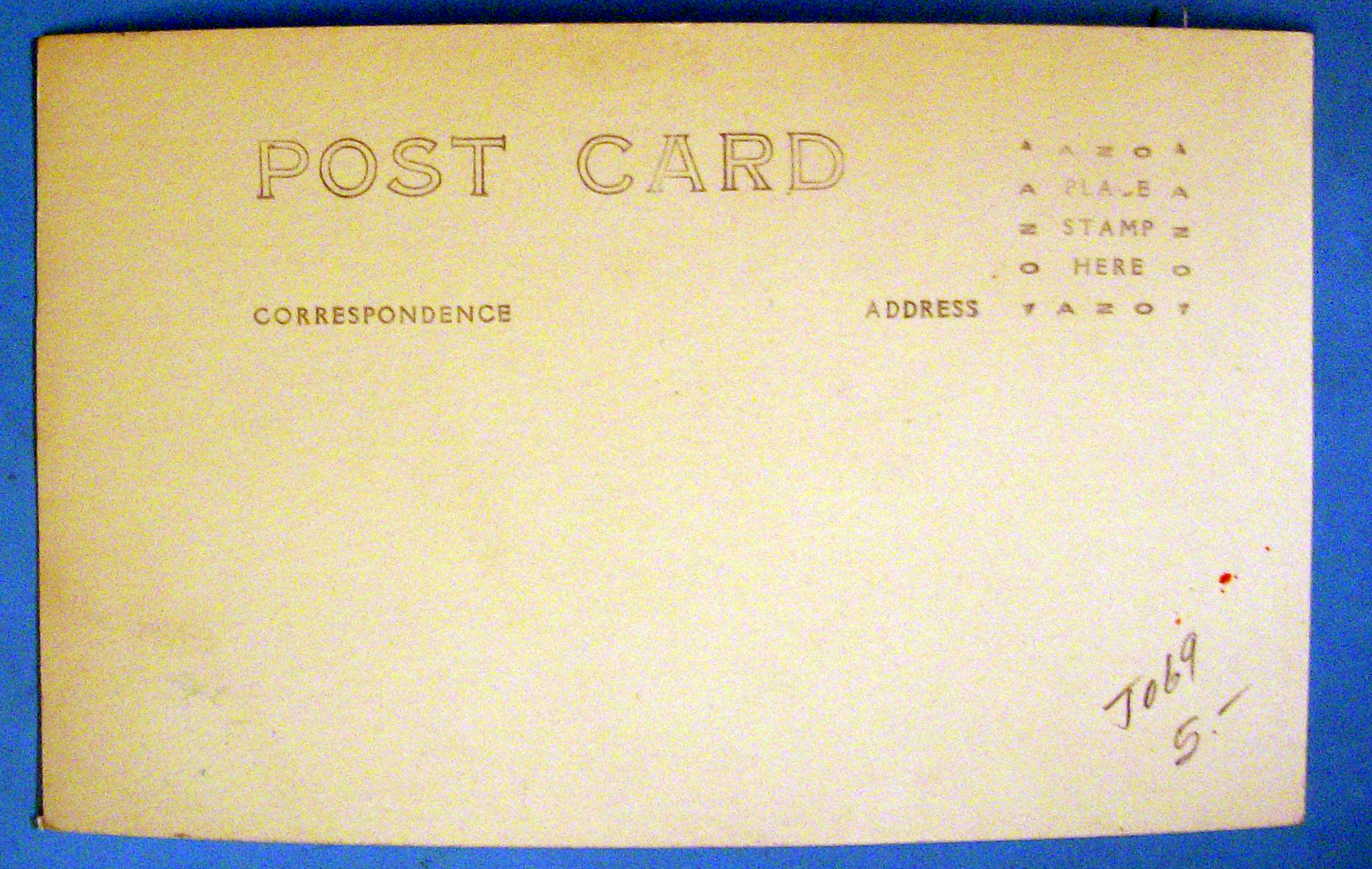 Easter Greetings Postcard w/Man Watching Chicks