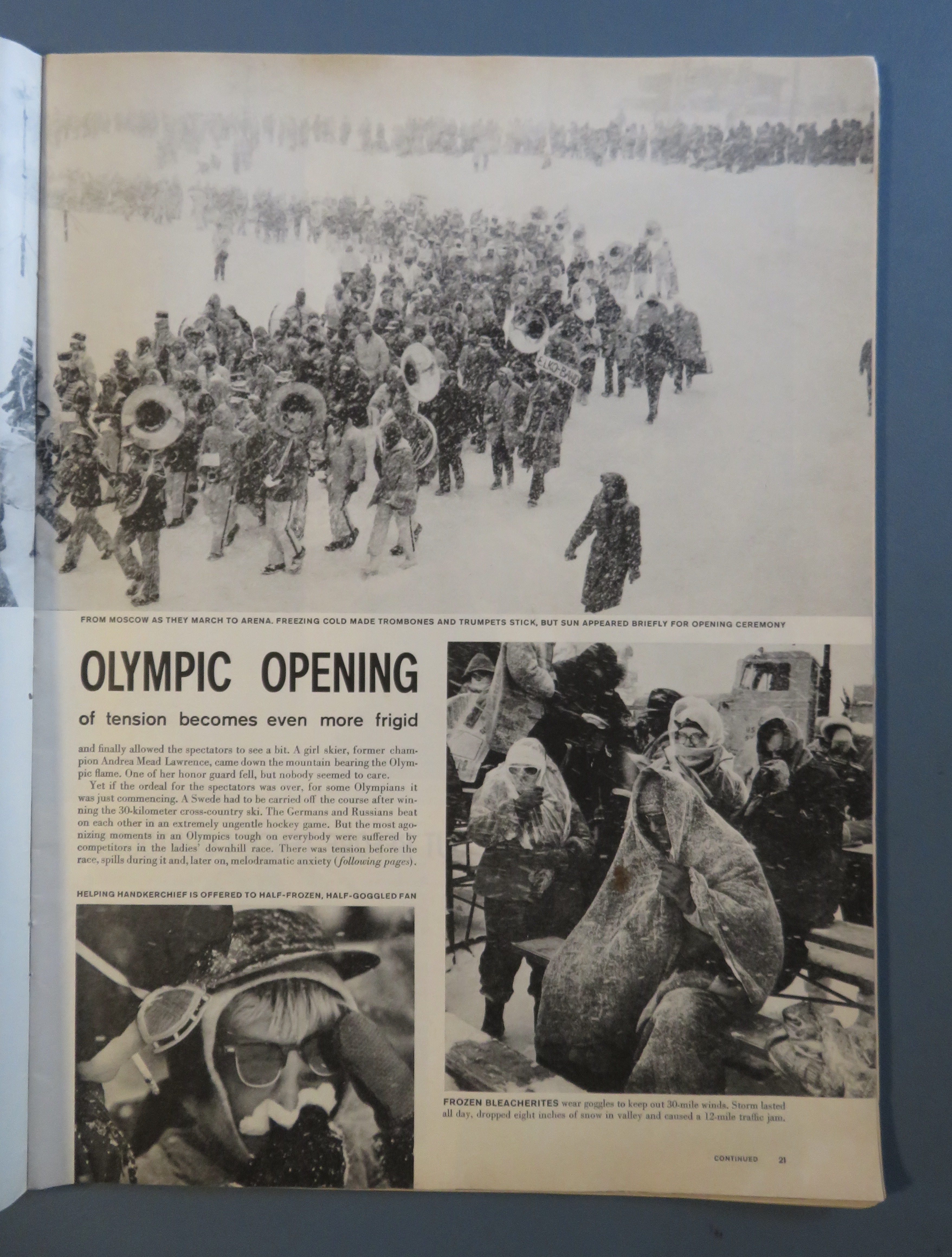 Life Magazine February 29, 1960 Olympic Ski Jumper