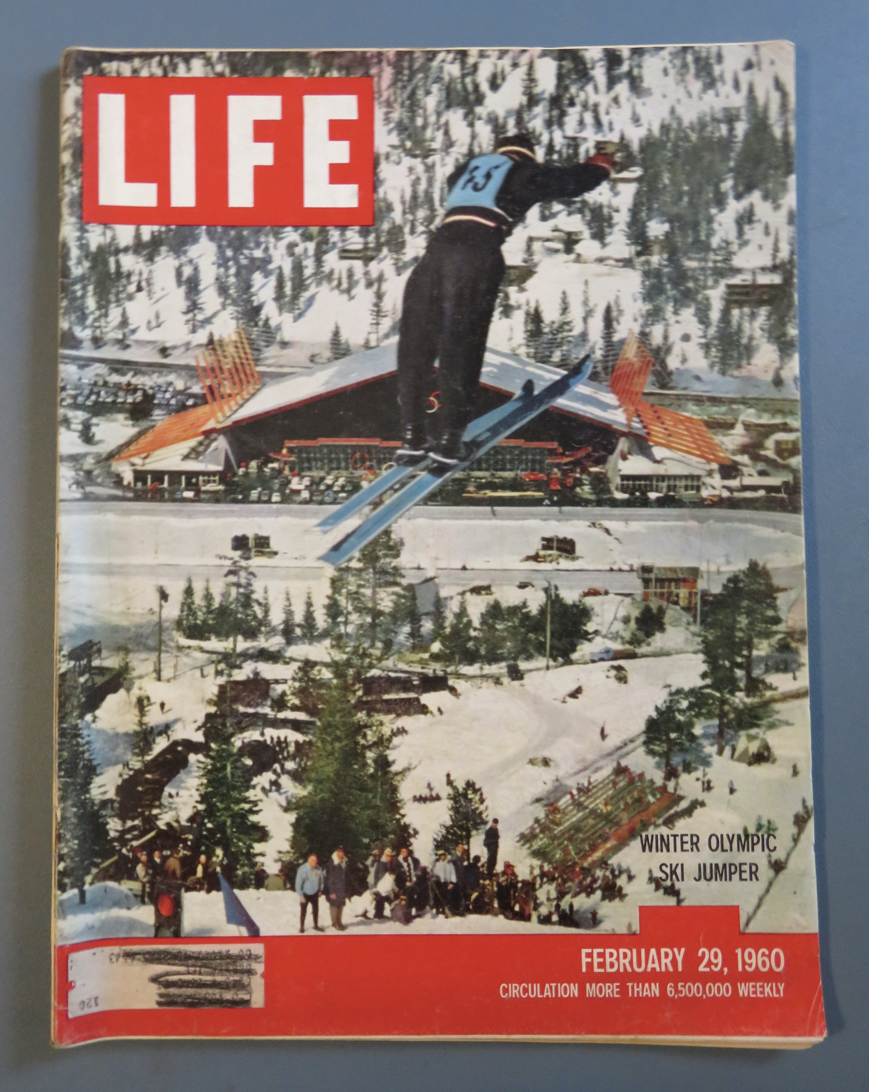 Life Magazine February 29, 1960 Olympic Ski Jumper
