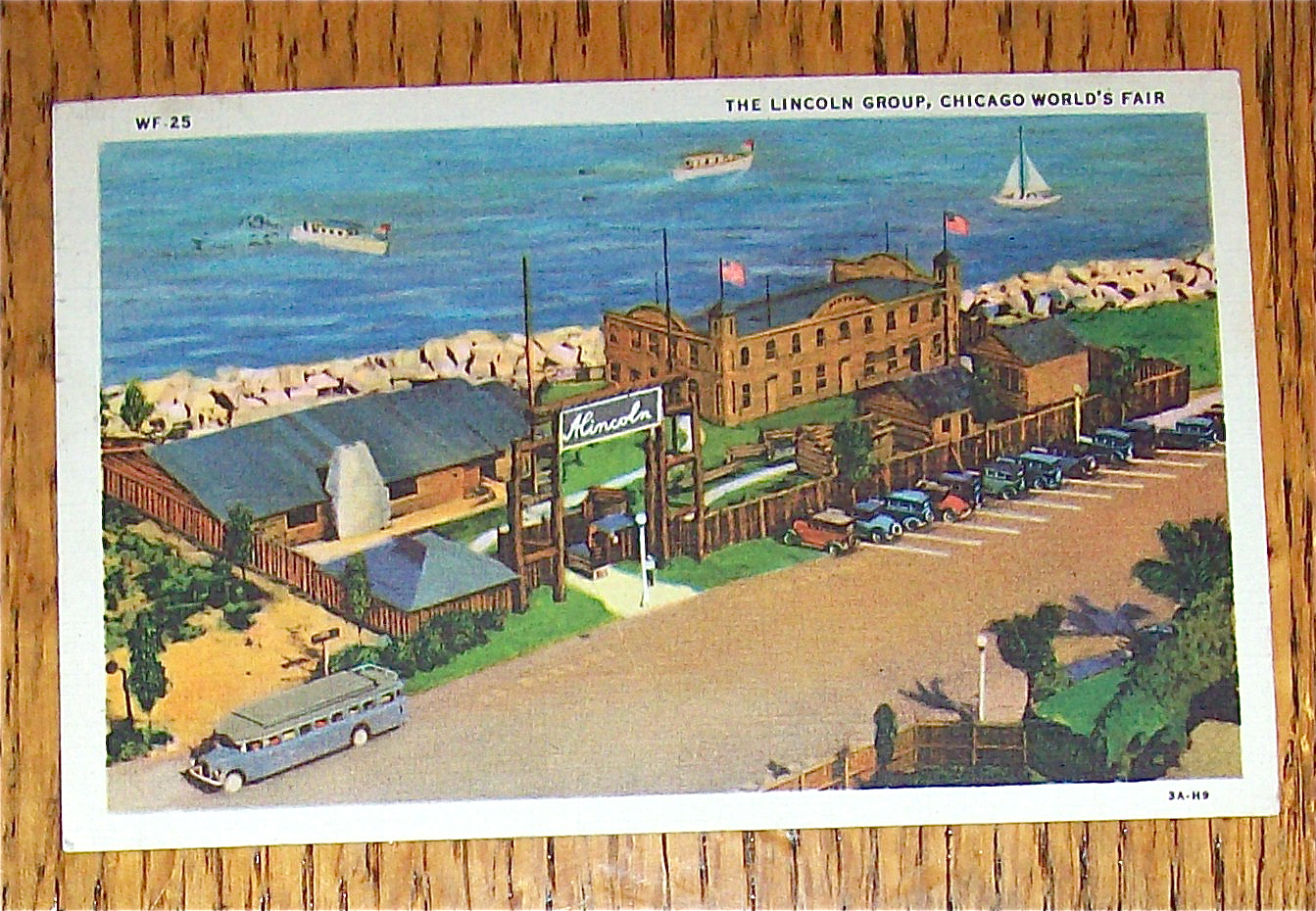 1933 Century of Progress, Lincoln Group Postcard