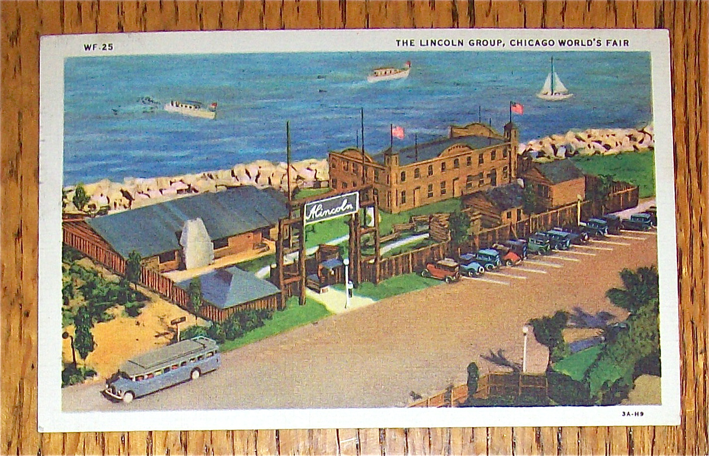 1933 Century of Progress, Lincoln Group Postcard
