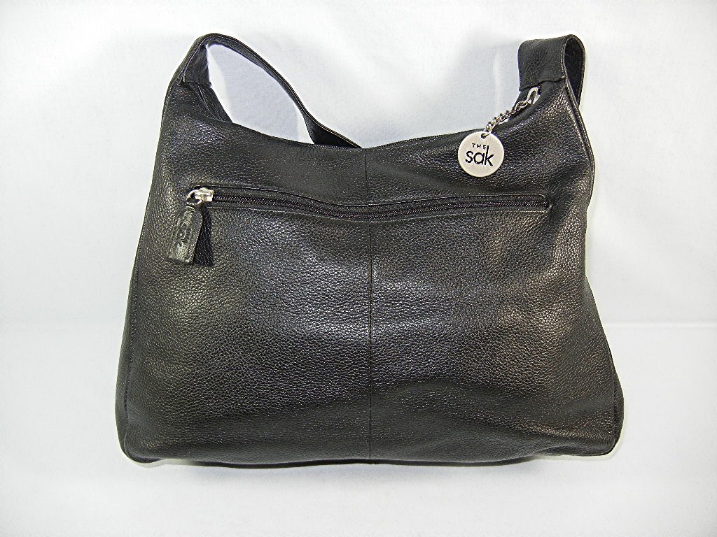 Bag Purse Thee SAK black pebbled leather HOBO shoulder