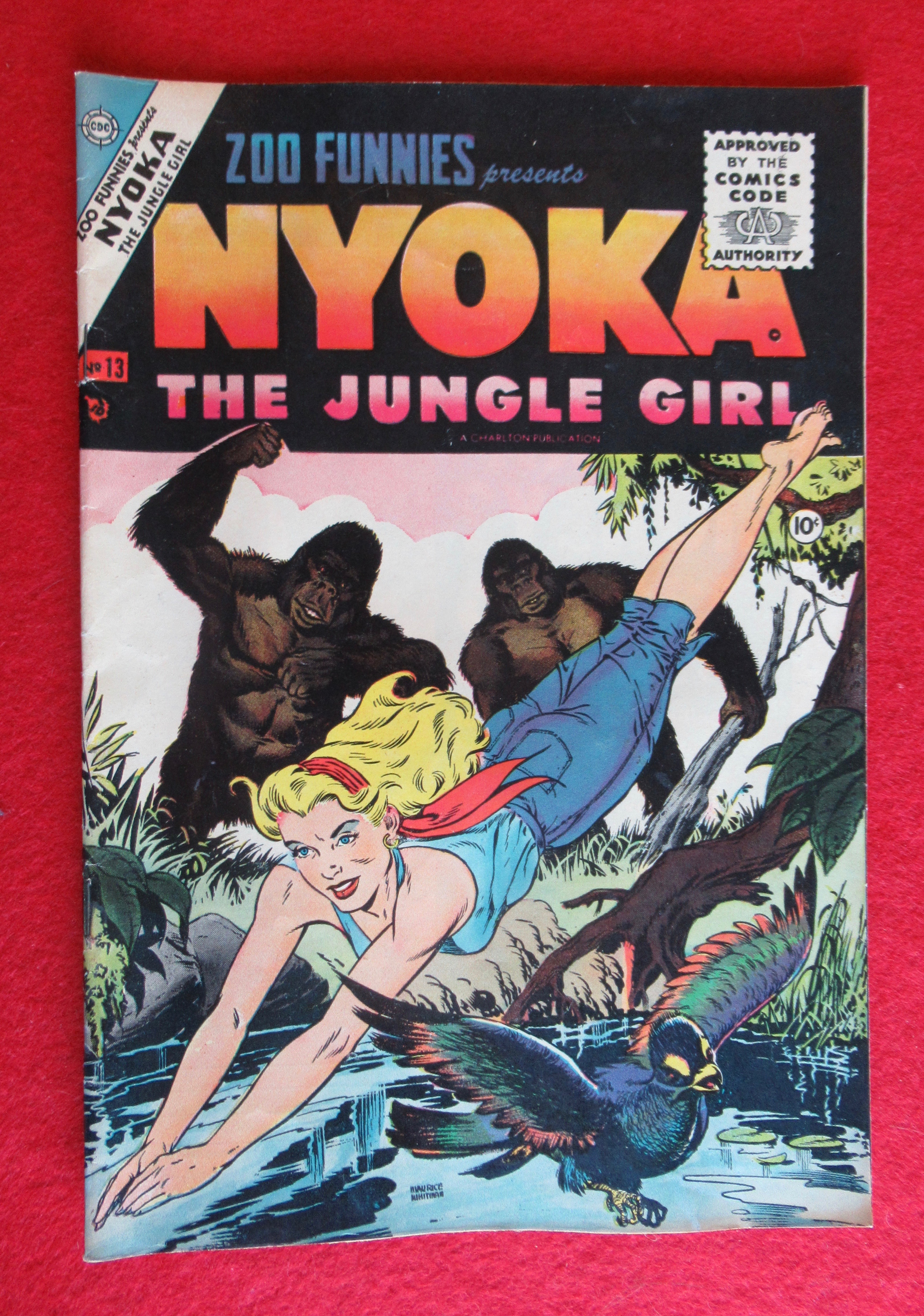 Nyoka Jungle Girl Comic 1955 Petrified Jungle