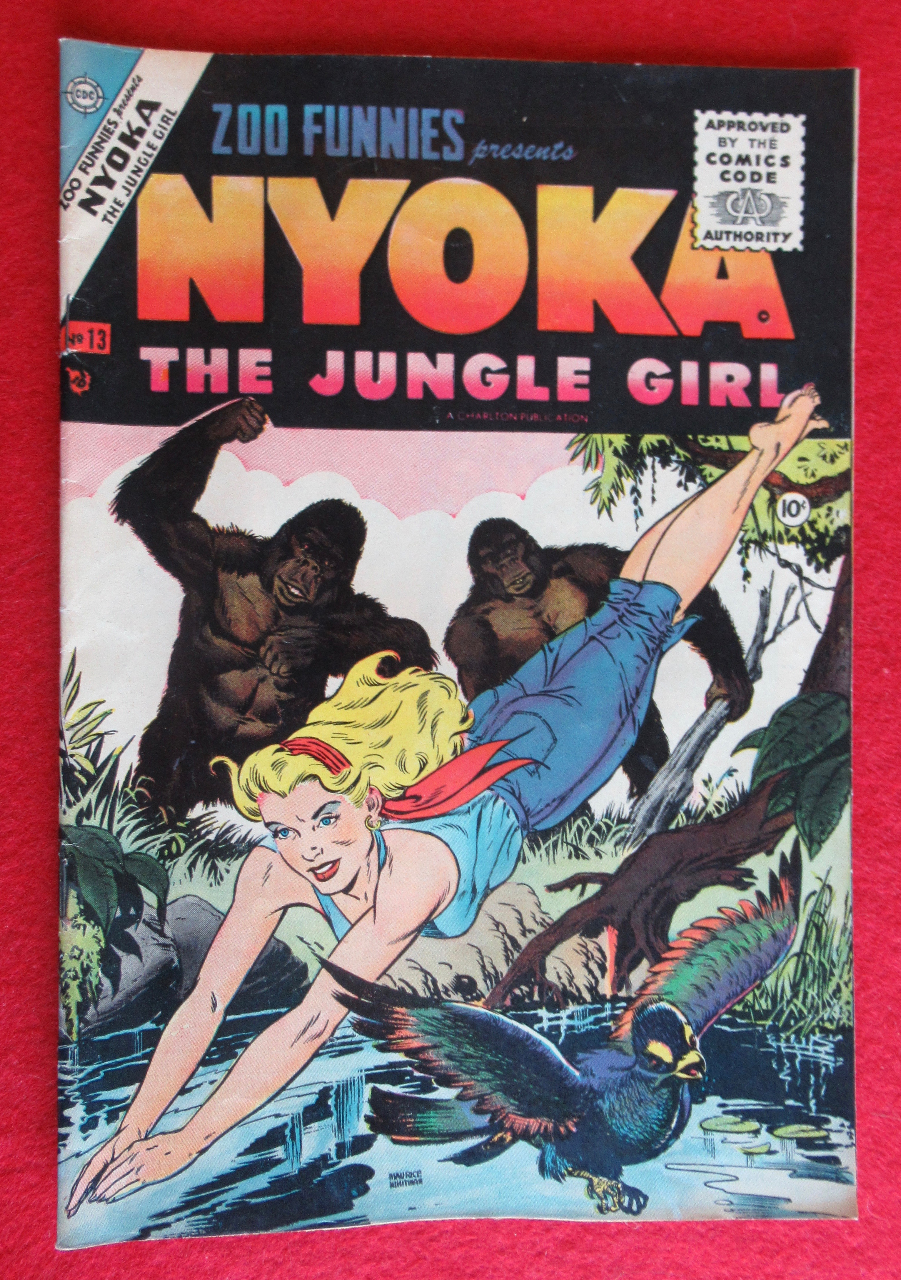 Nyoka Jungle Girl Comic 1955 Petrified Jungle