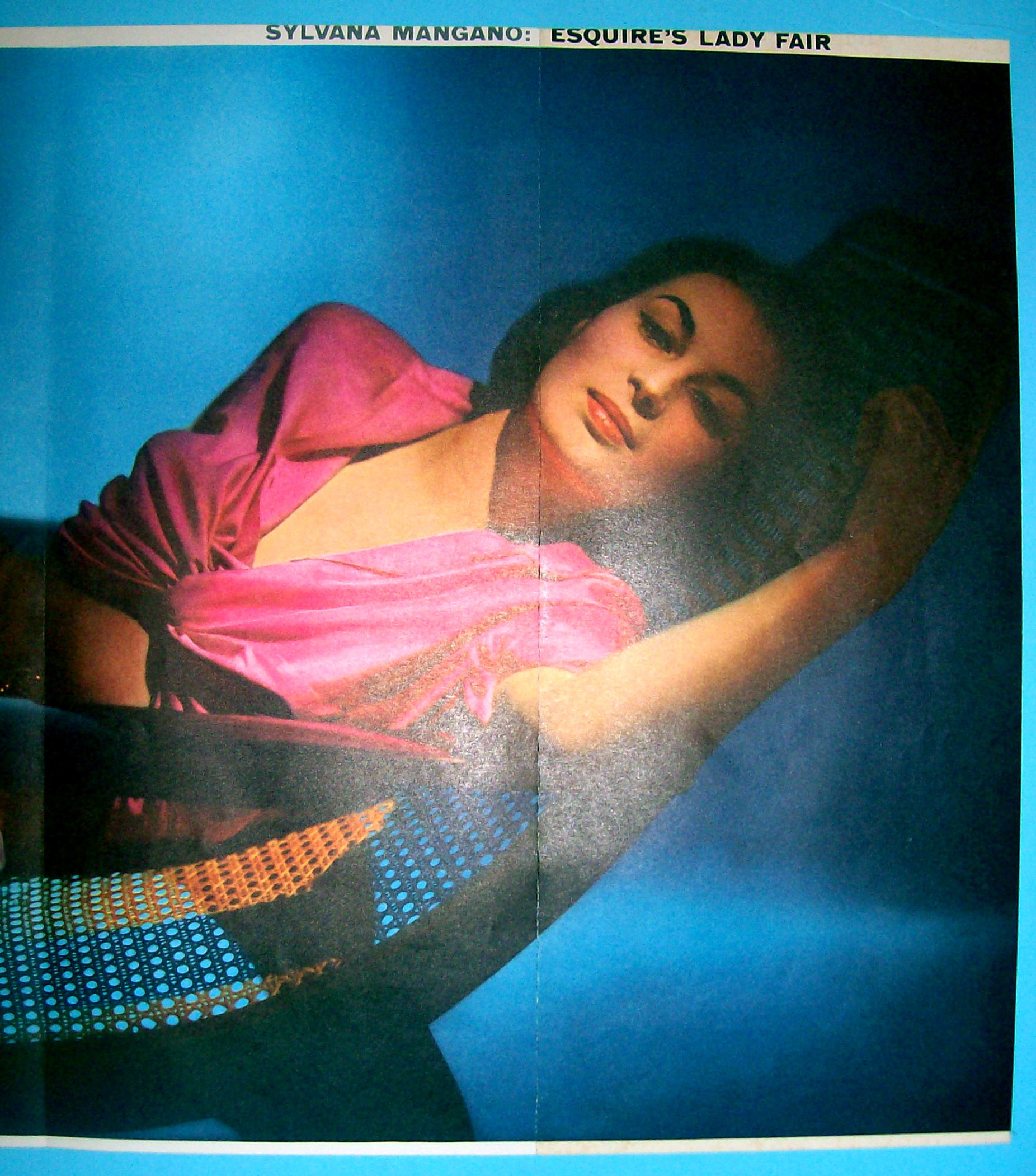 Esquire (Lady Fair) Pin Up Girl 1954 (Sylvana Mangano)