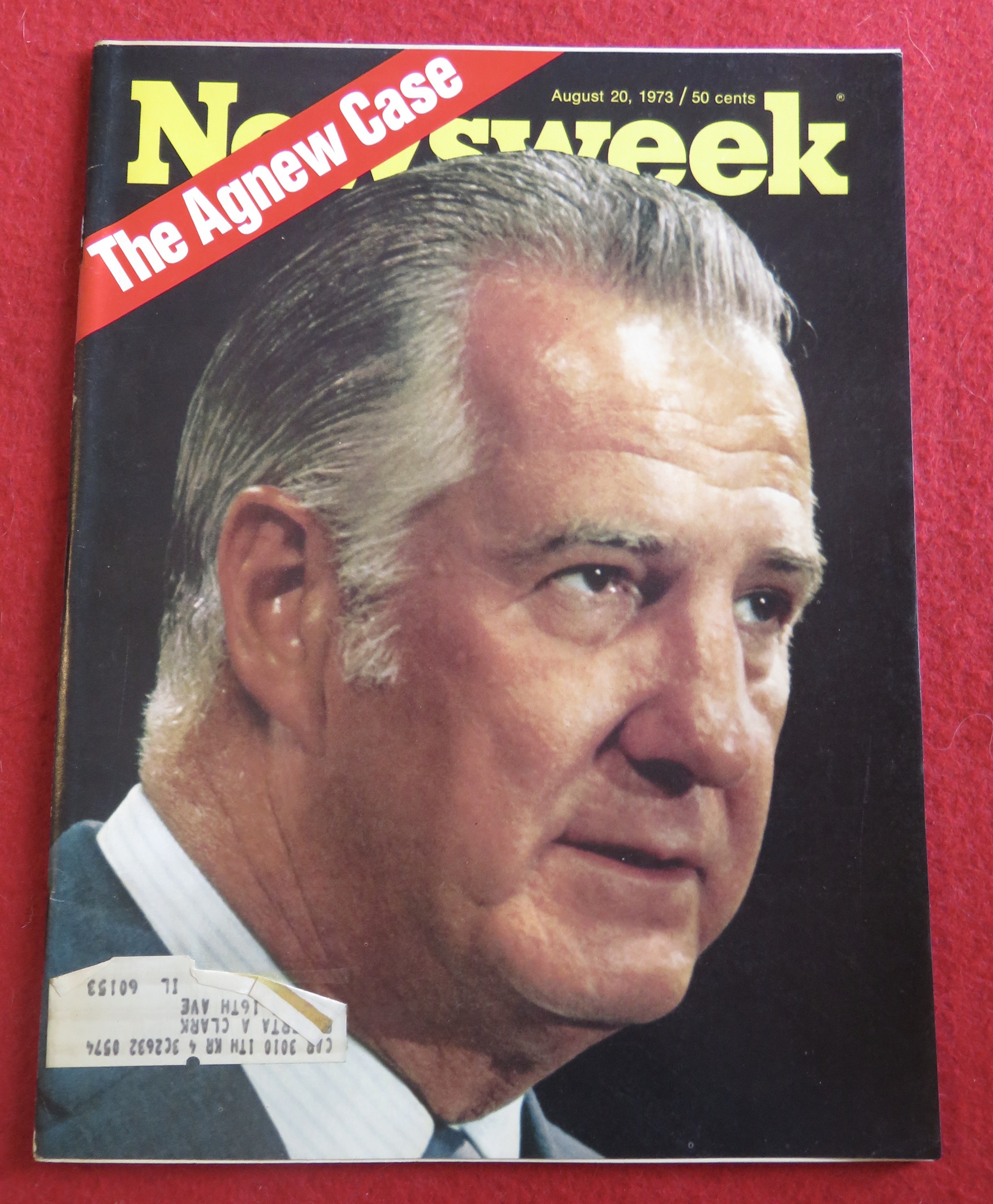 Newsweek Magazine August 20, 1973 The Agnew Case