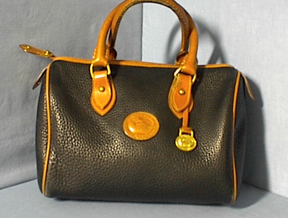 Bag DOONEY & BOURKE USA Black Tan Leather Dr