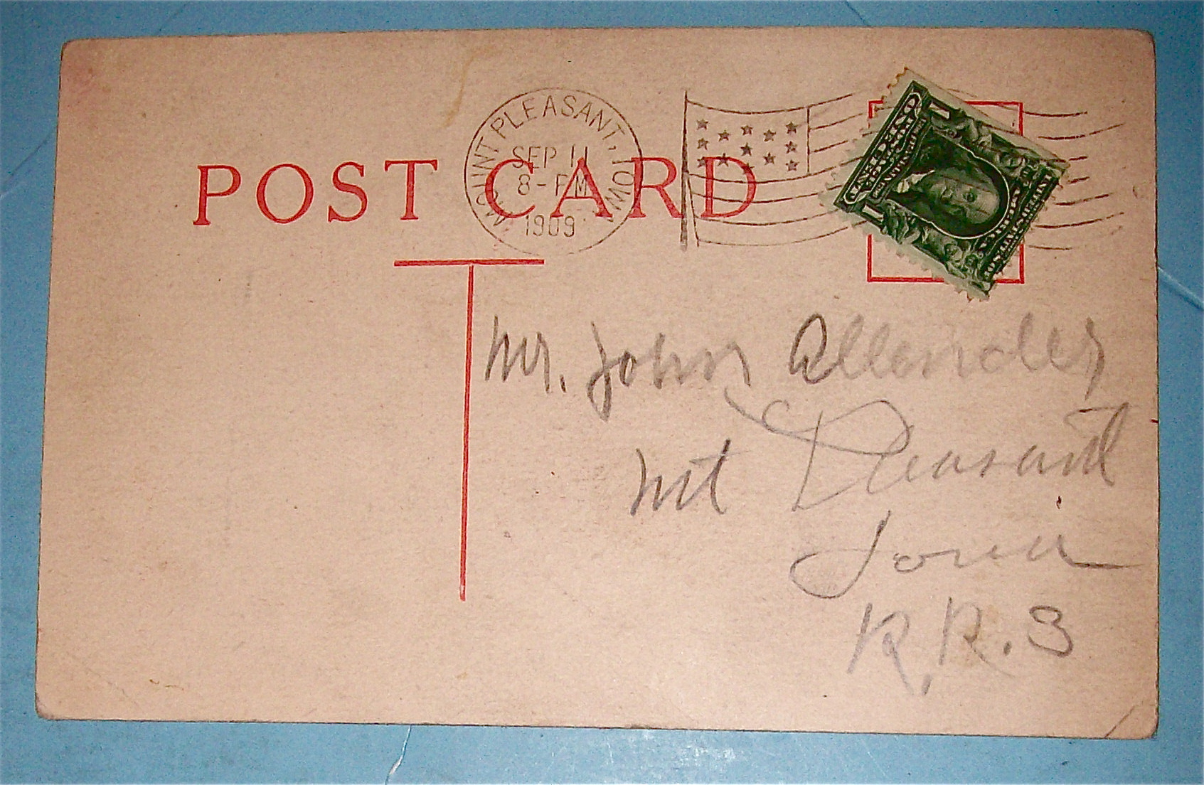 Clown Standing On Dynamite Postcard