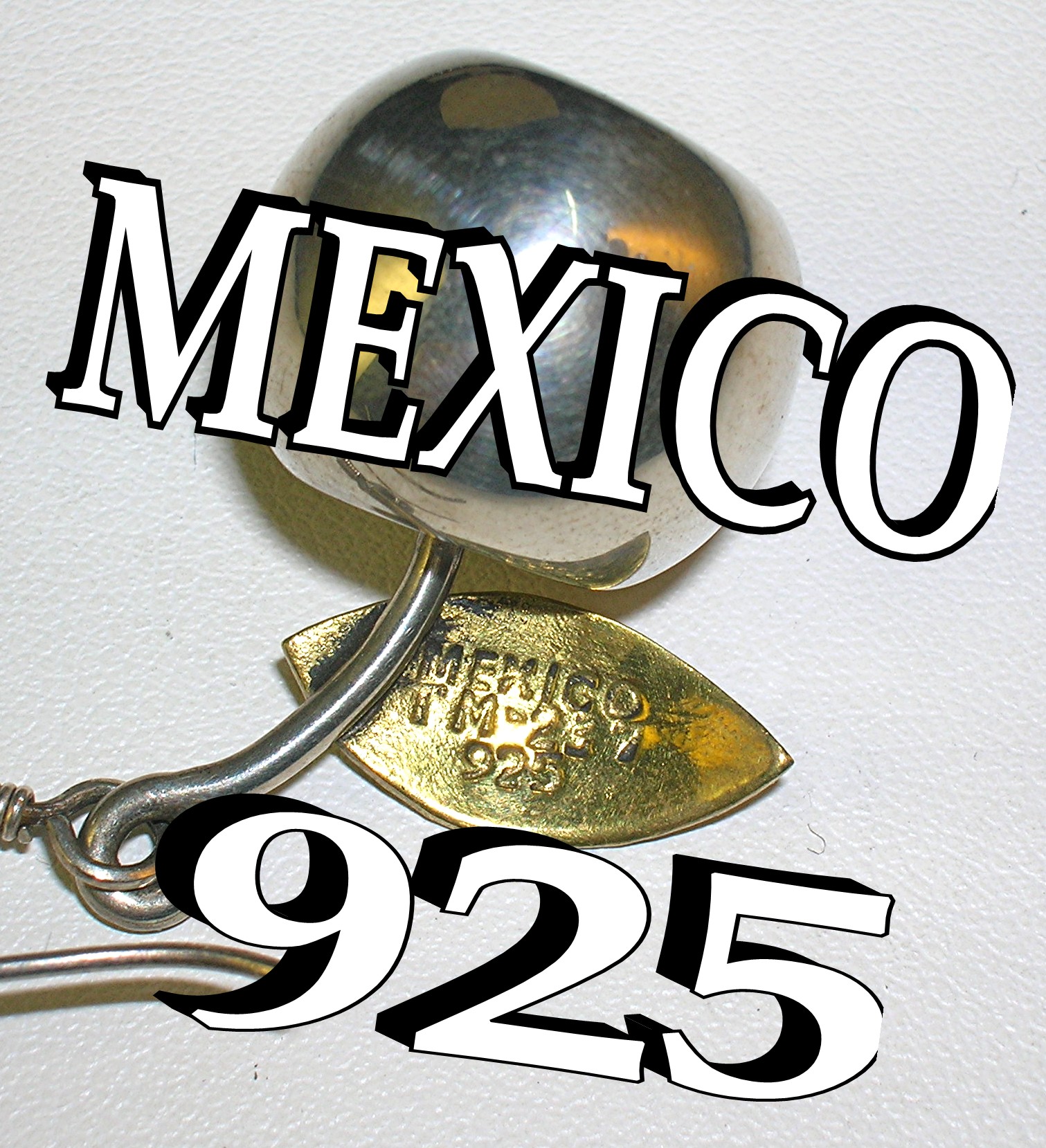 Necklace Sterling Silver Mexico Apple Pendant Earrings