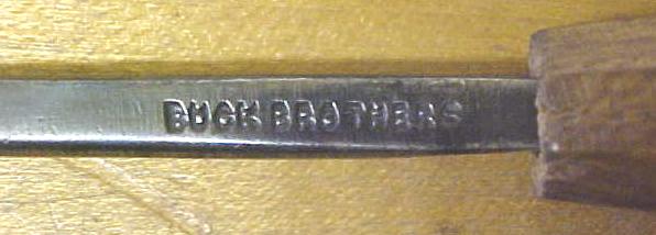 Buck Brothers Gouge Chisel 3/32 inch Bent Front Carving