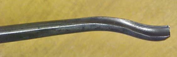 Buck Brothers Gouge Chisel 3/32 inch Bent Front Carving