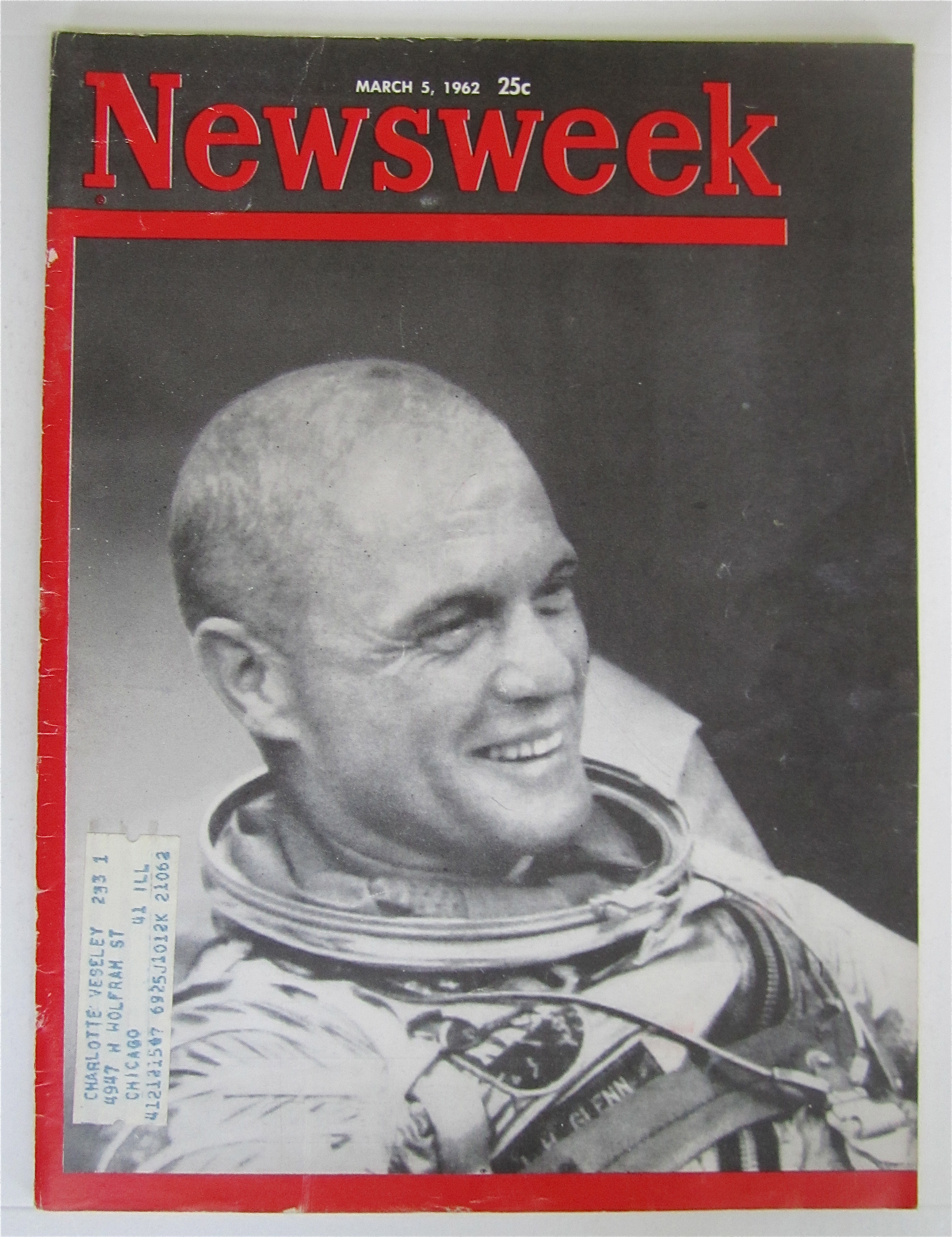 Newsweek Magazine March 5, 1962 John Glenn