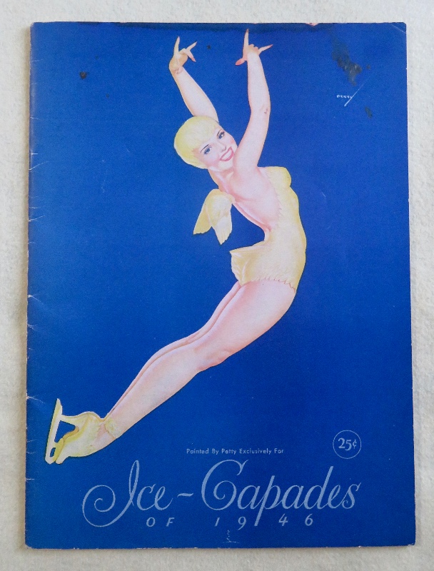 Original 1946 Sexy George Petty Pin Up Girl Ice Capades Program