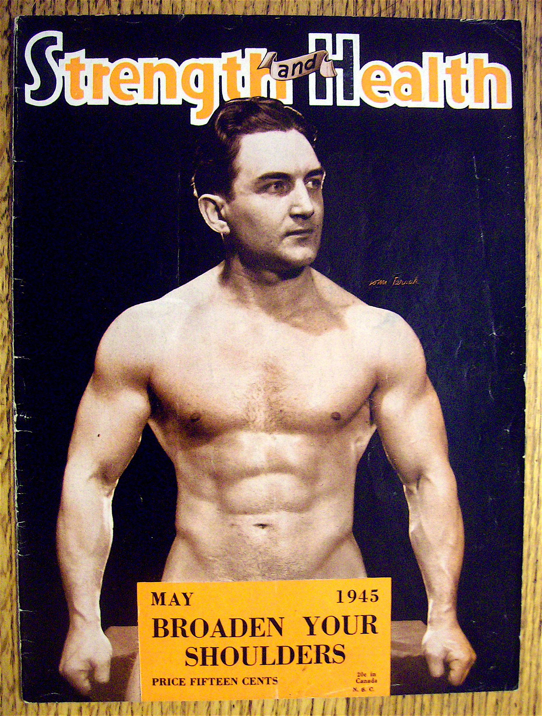 Tom Terpak 1945 Strength & Health Magazine Cover