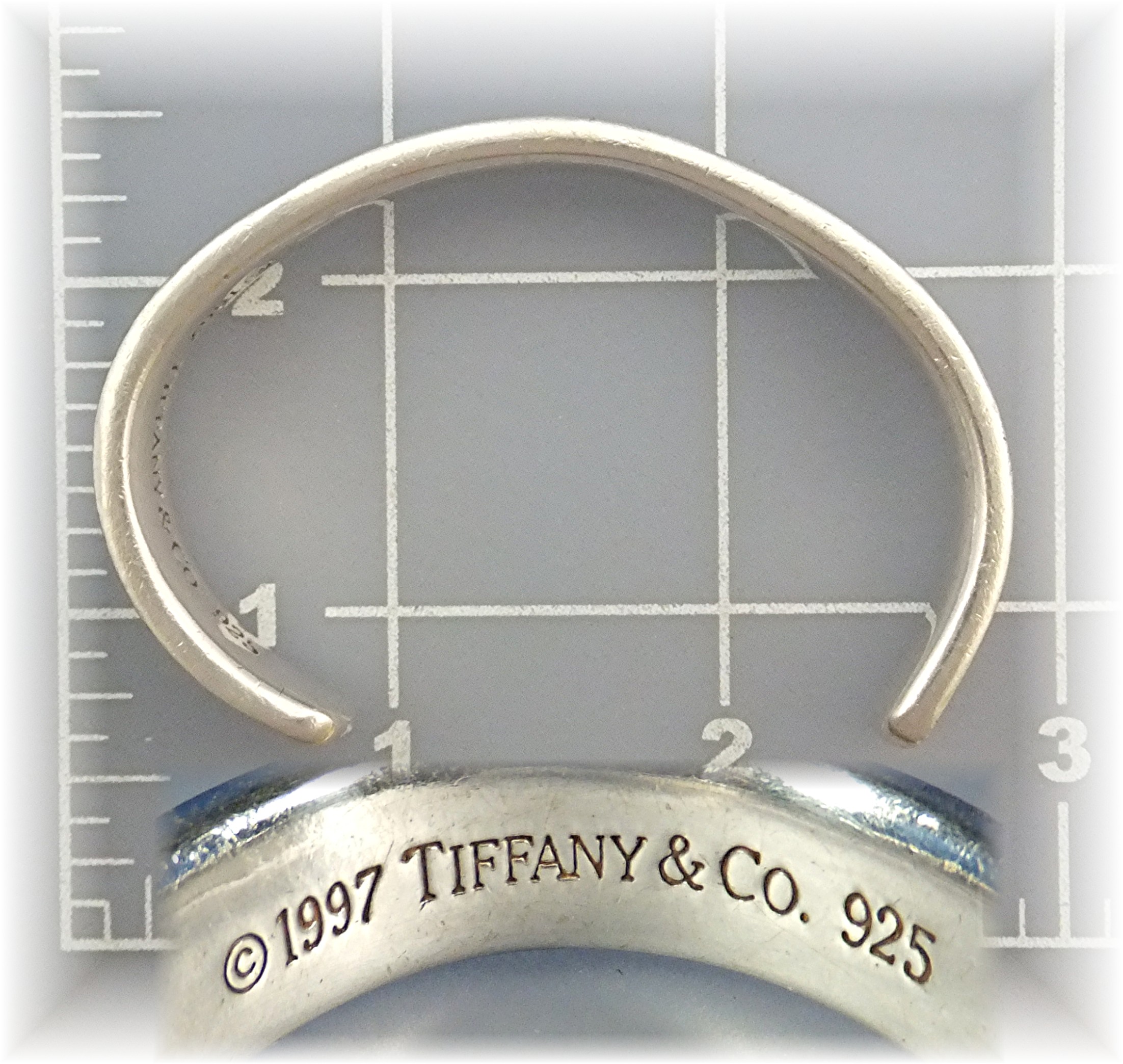 Bracelet Sterling Silver TIFFANY Cuff 1997