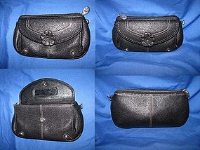 Brighton Black Leather bag purse Wallet