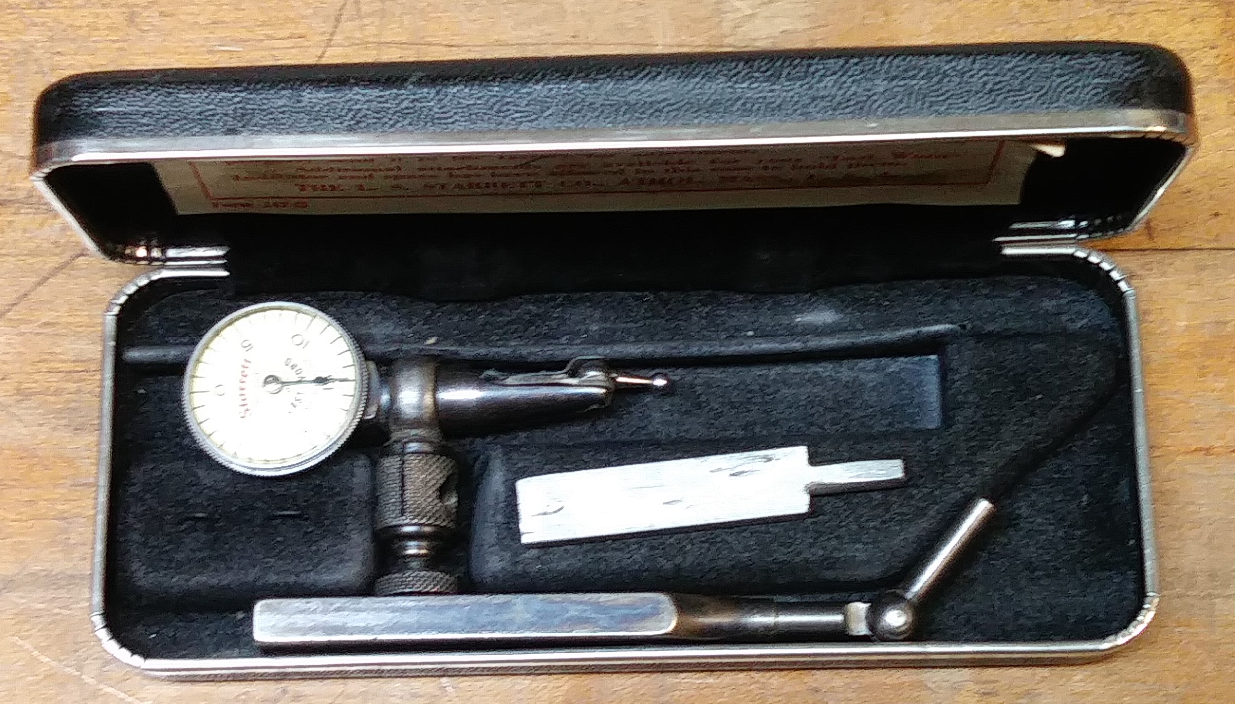 Starrett Last Word Dial Test Indicator No. 711-F Set
