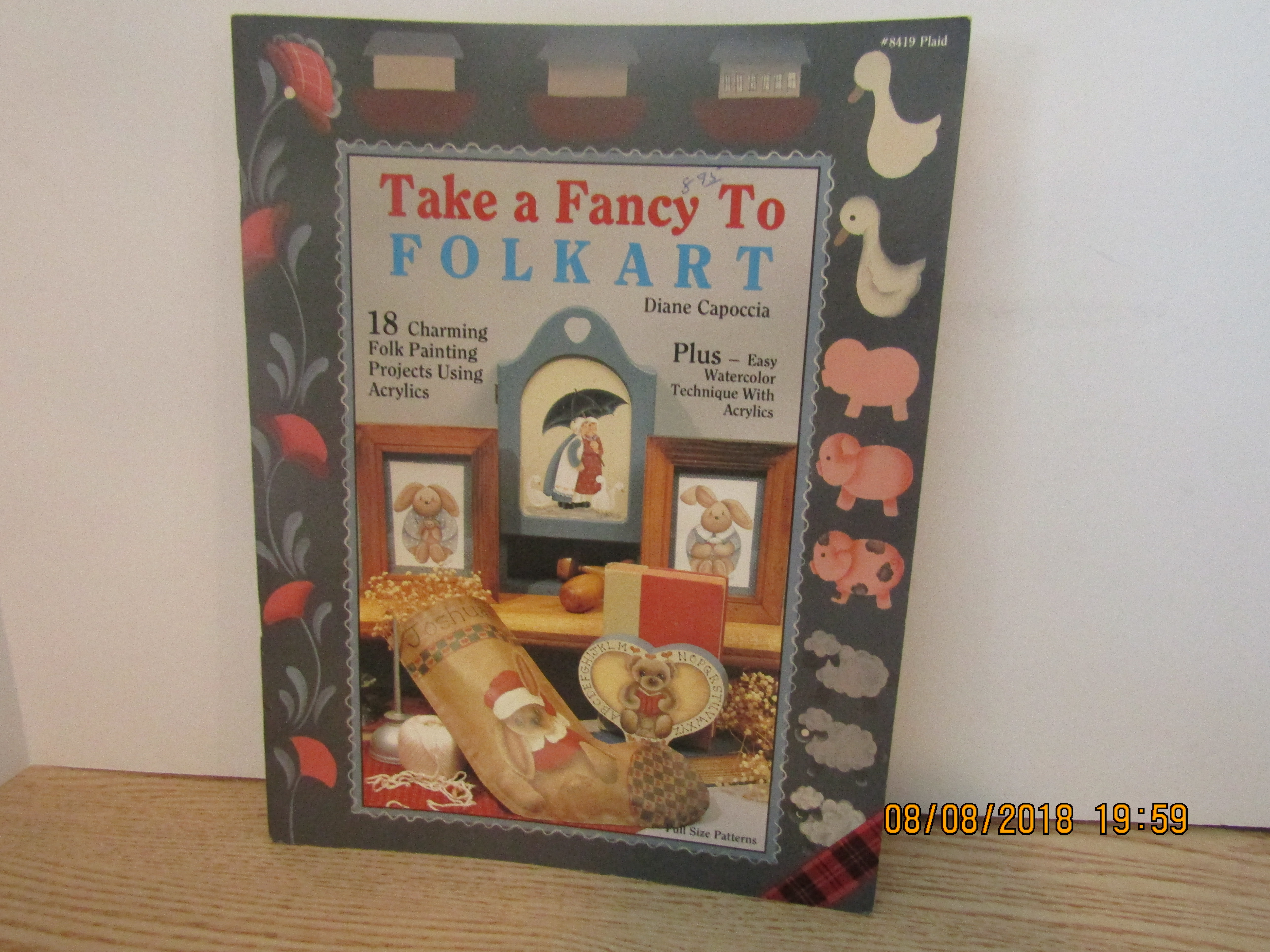 Plaid Craft Book Take A Fancy To Folk Art  #8419