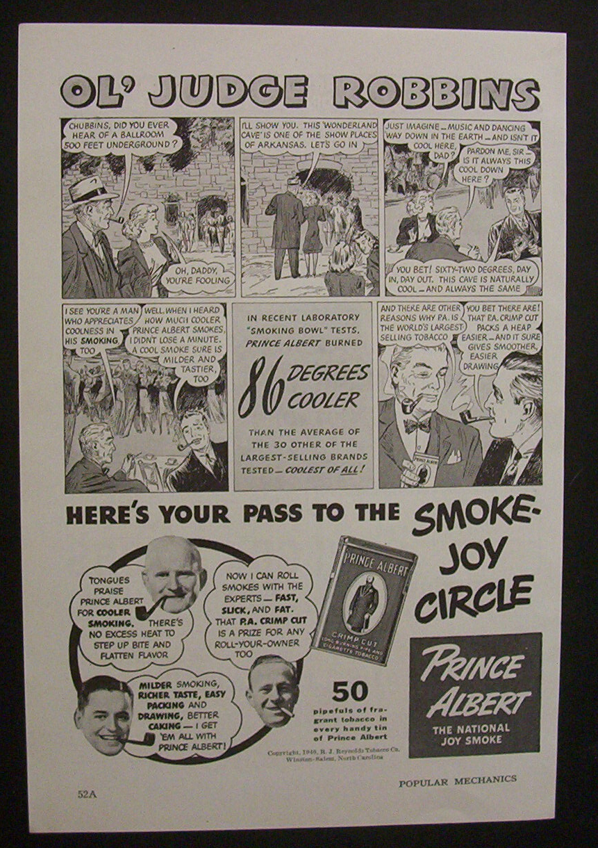1940  Prince  Albert  Tobacco
