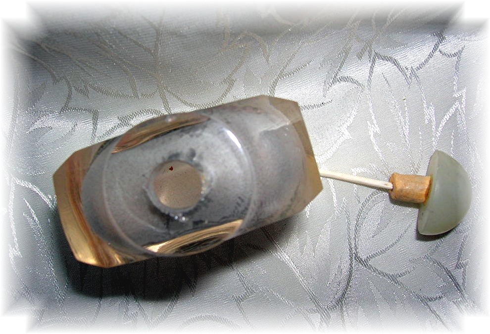 SNUFF BOTTLE Glass Reverse painted