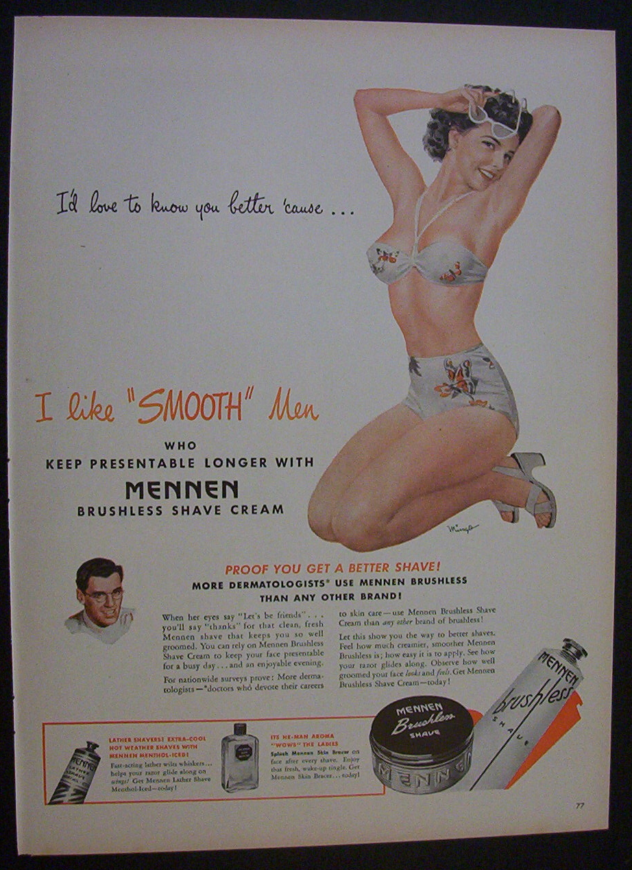 1946 Mennen Brushless Shave Cream