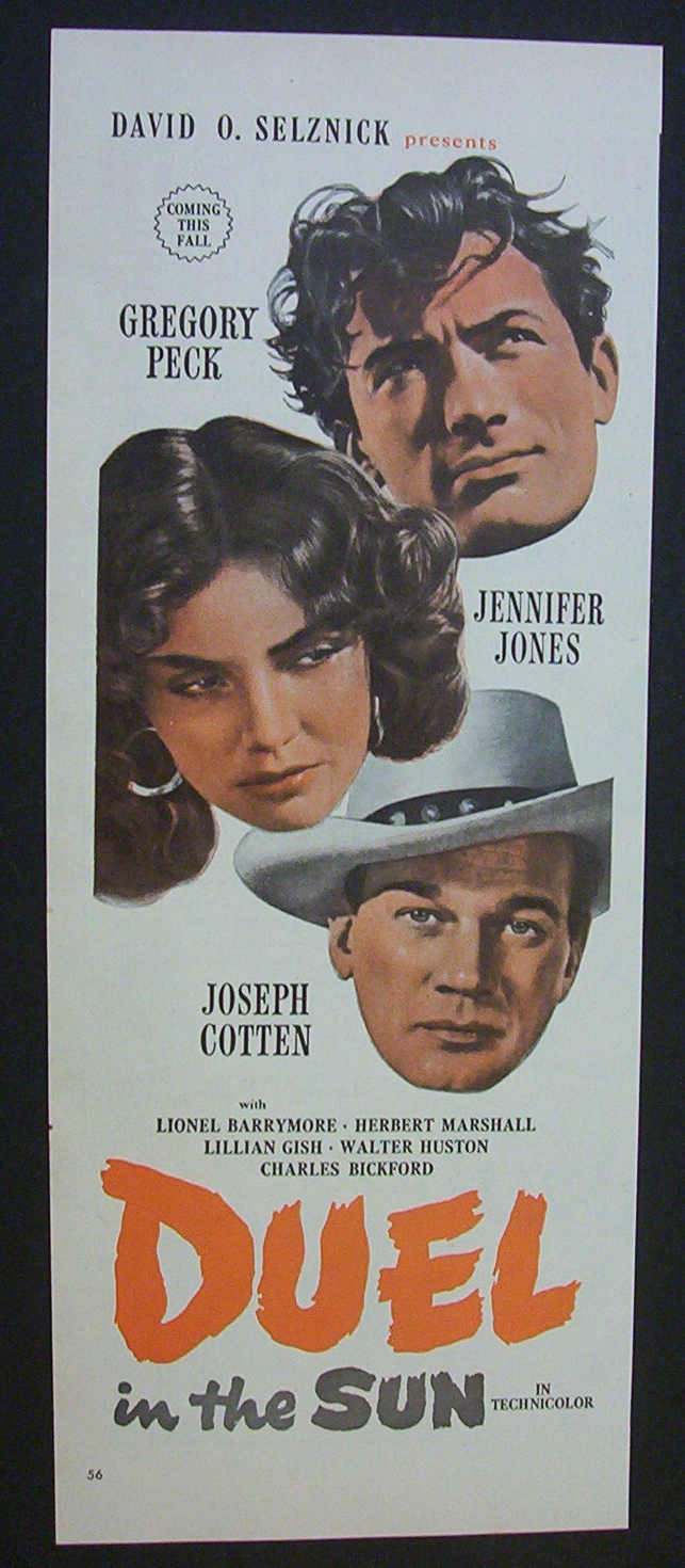 1946 Movie Ad for Duel In The Sun
