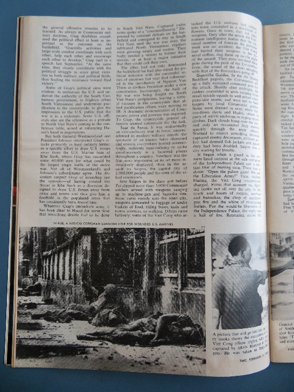 Time Magazine February 9, 1968 Hanoi's General Giap