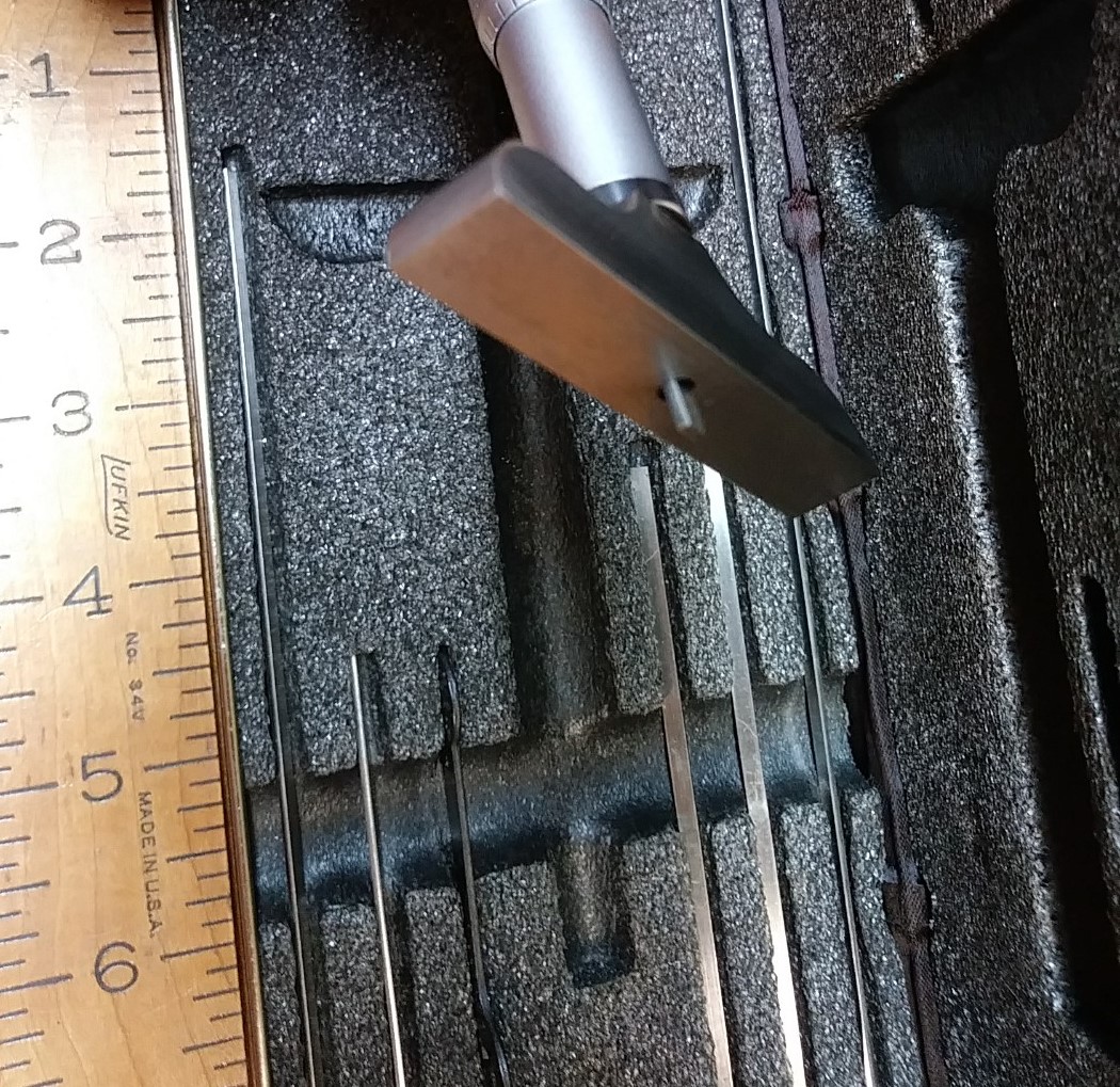 Starrett No. 449 Depth Micrometer 0-6 inch