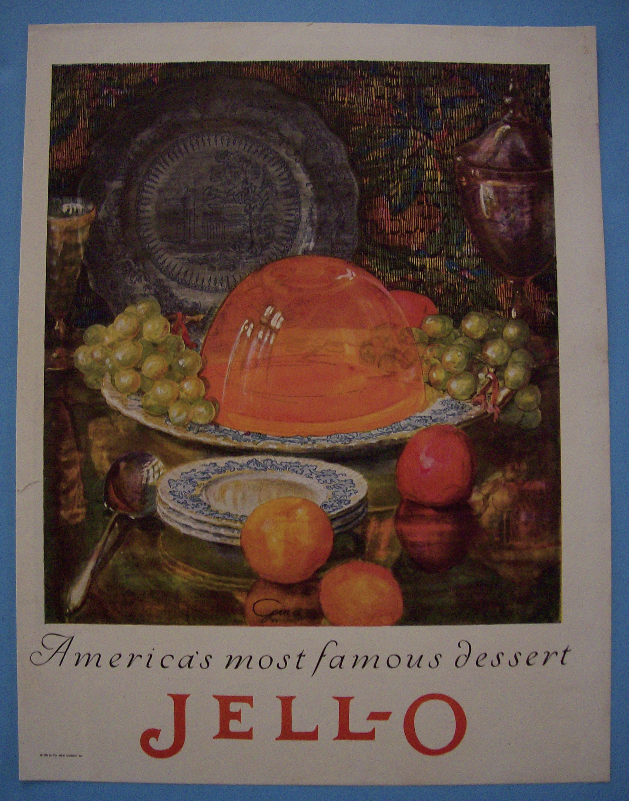 Vintage Ad: 1924 Jell - O By Giro