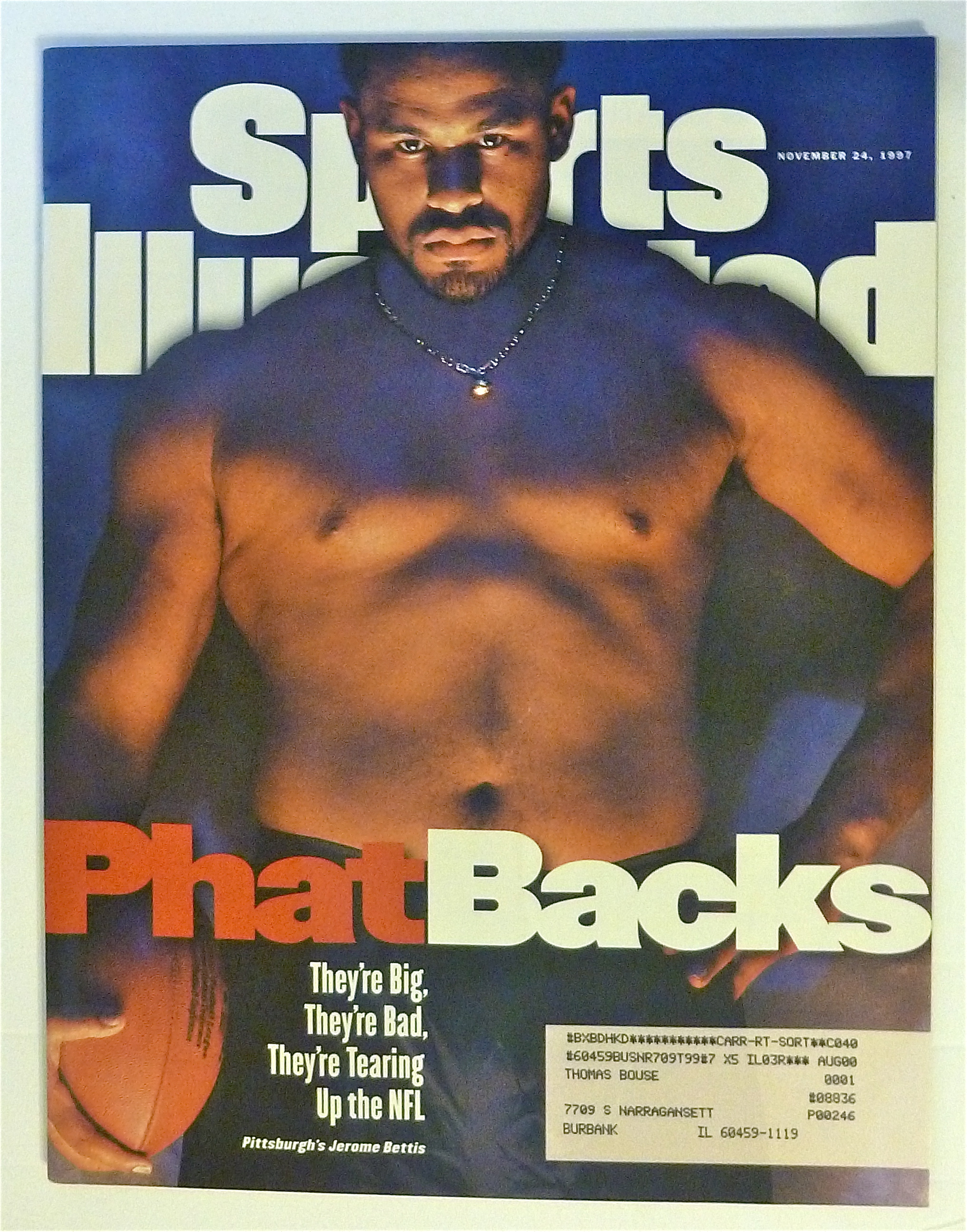 Sports Illustrated Magazine-Nov 24, 1997-Jerome Bettis