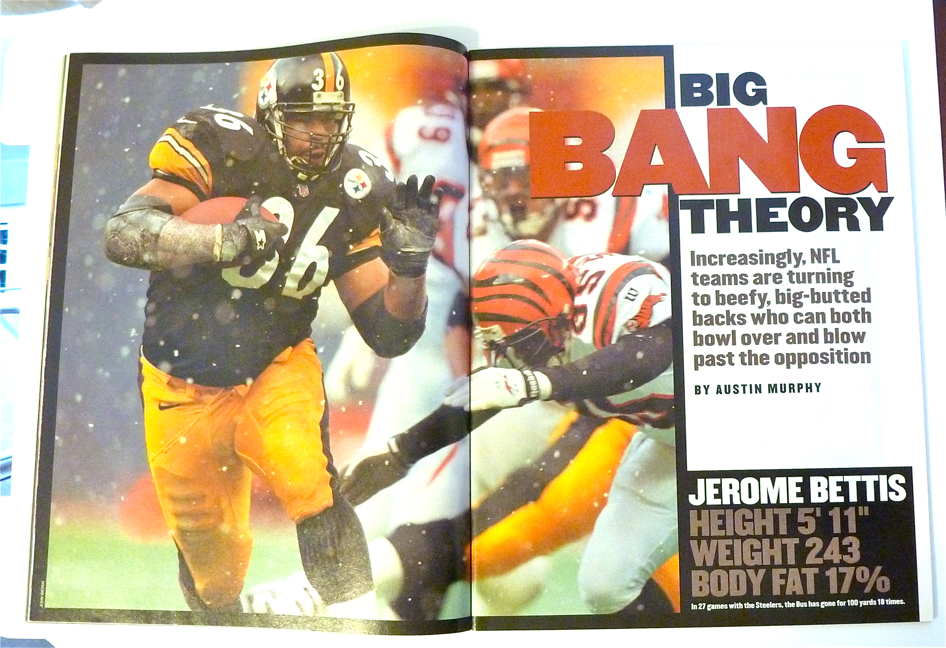 Sports Illustrated Magazine-Nov 24, 1997-Jerome Bettis