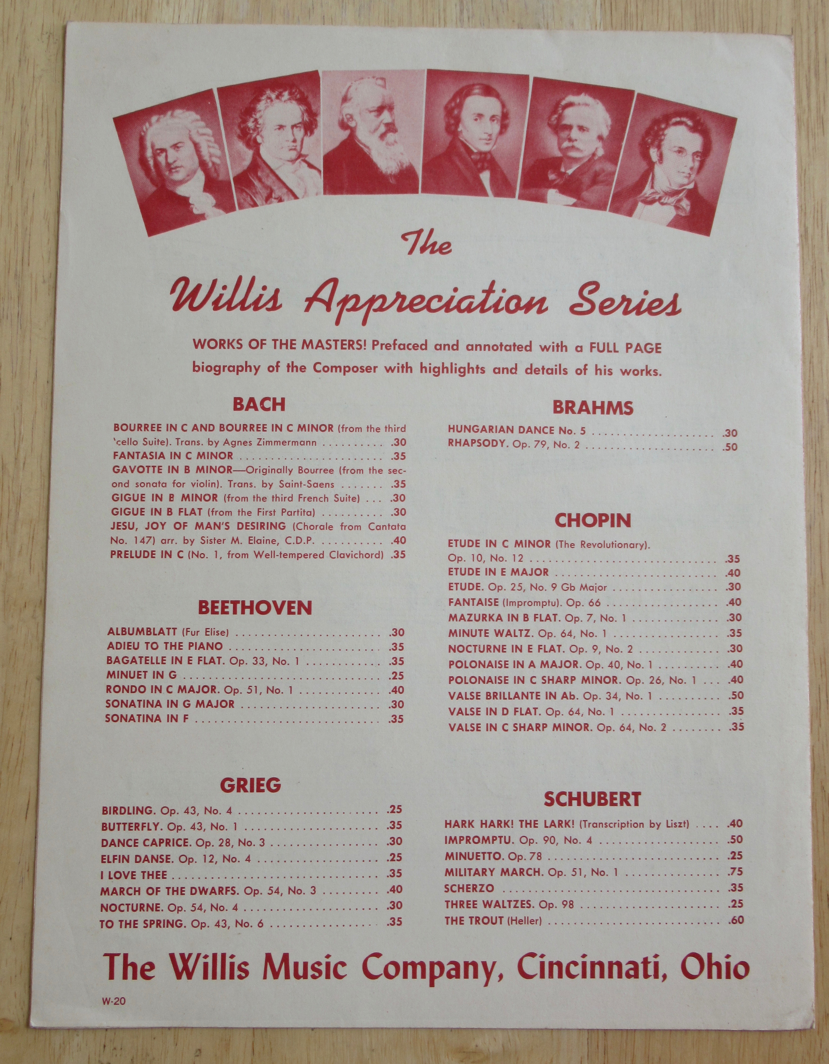 1949 The Fairy Wedding Sheet Music