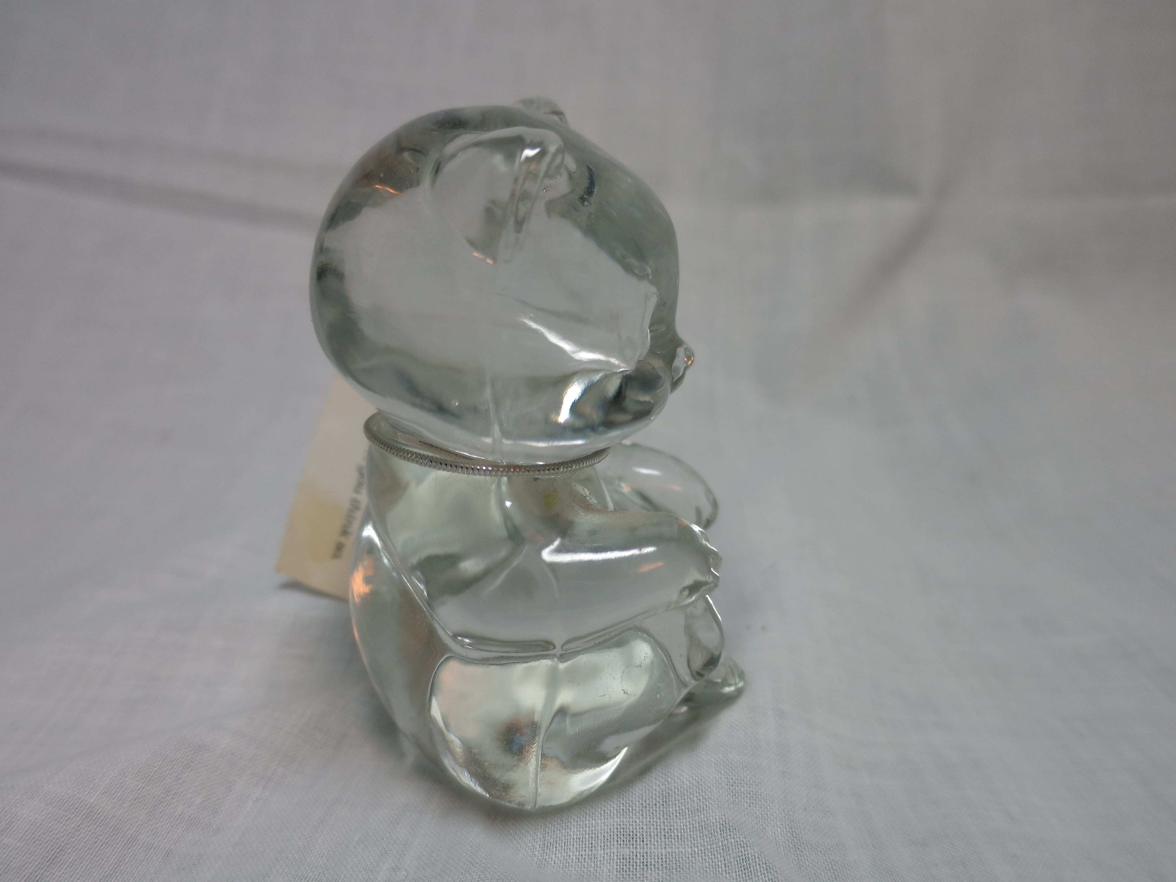 Fenton Art Glass Birthstone Bear No Birthstone