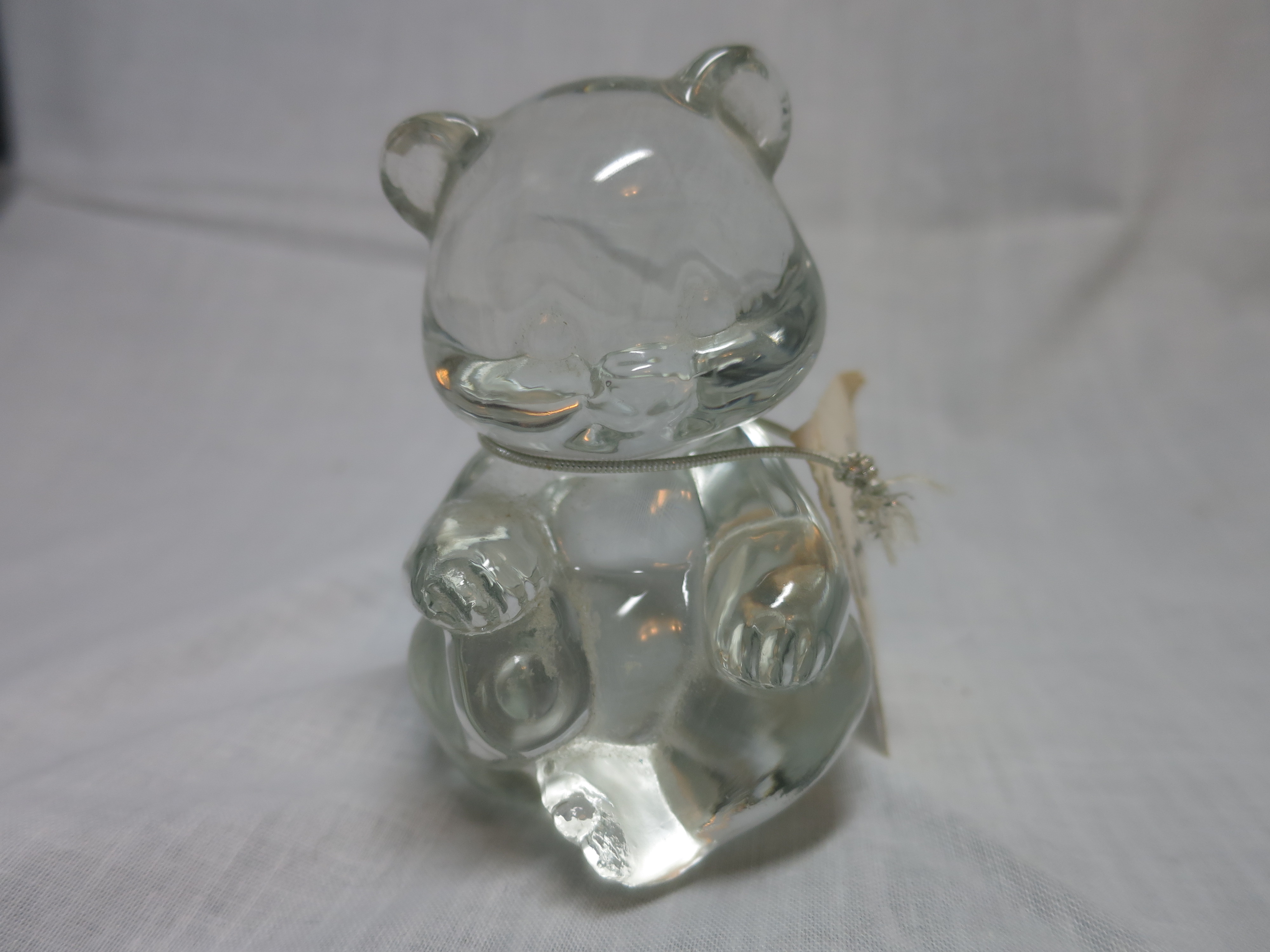 Fenton Art Glass Birthstone Bear No Birthstone