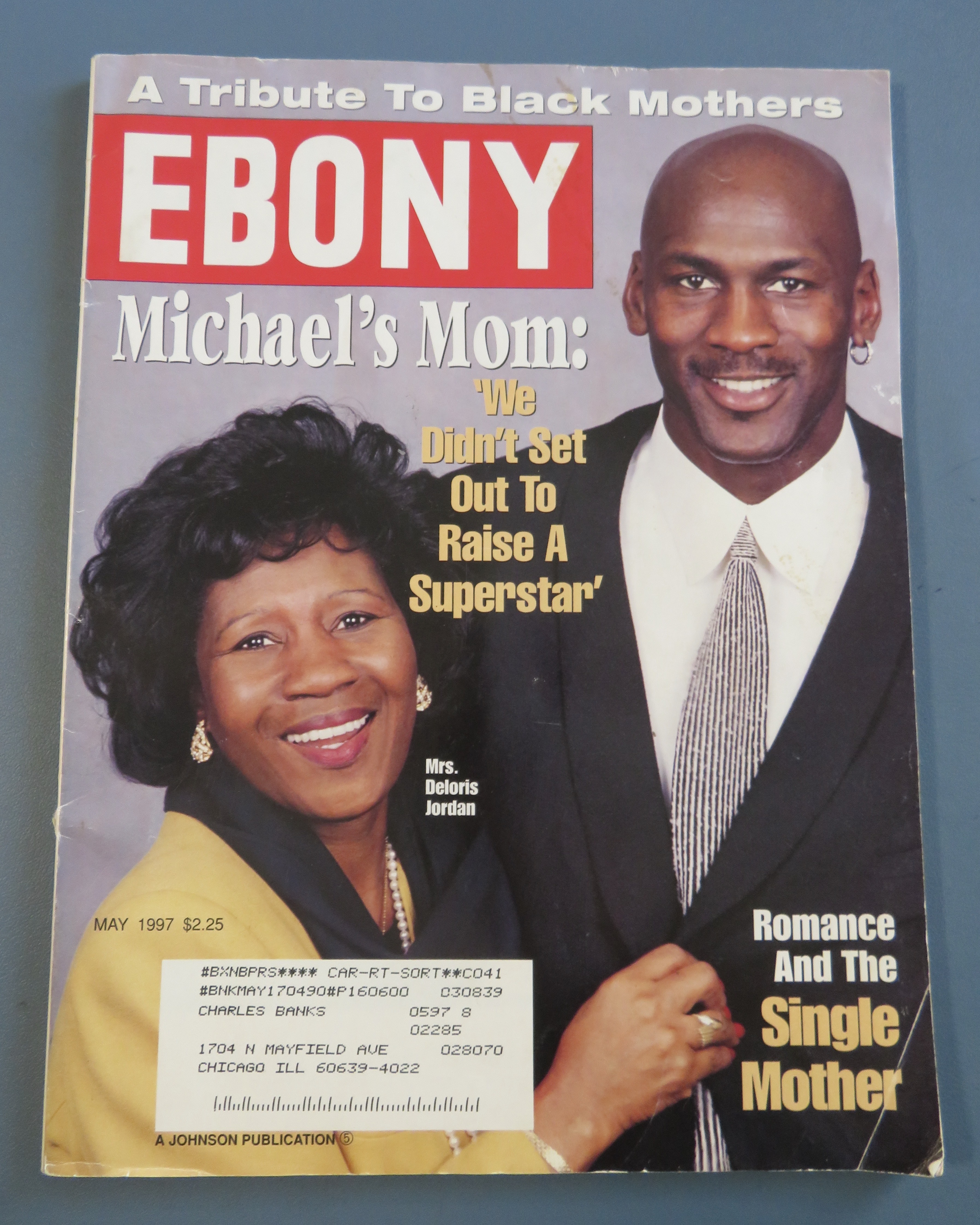 Ebony Magazine-May 1997-Michael Jordan & Mom