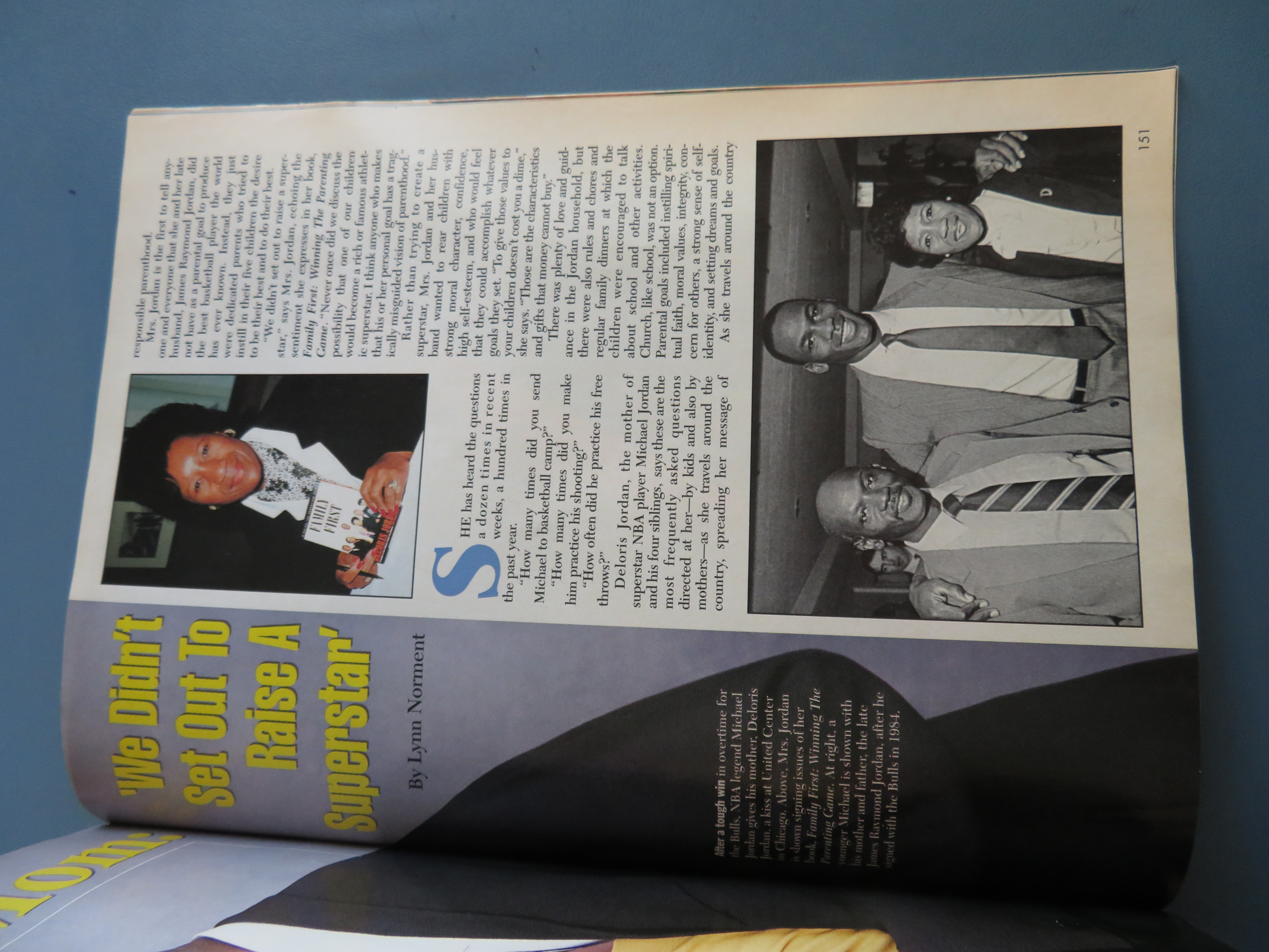 Ebony Magazine-May 1997-Michael Jordan & Mom