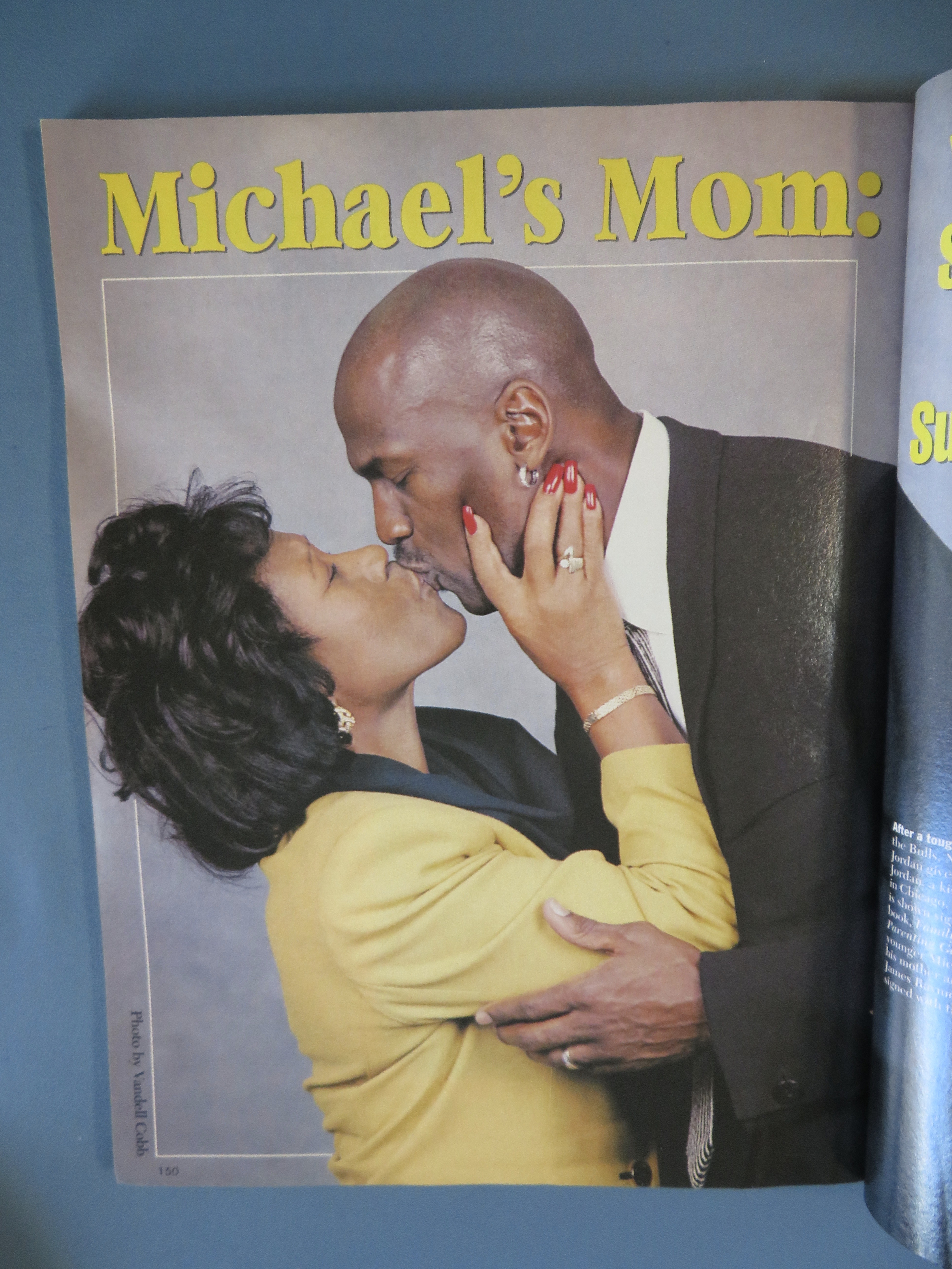 Ebony Magazine-May 1997-Michael Jordan & Mom