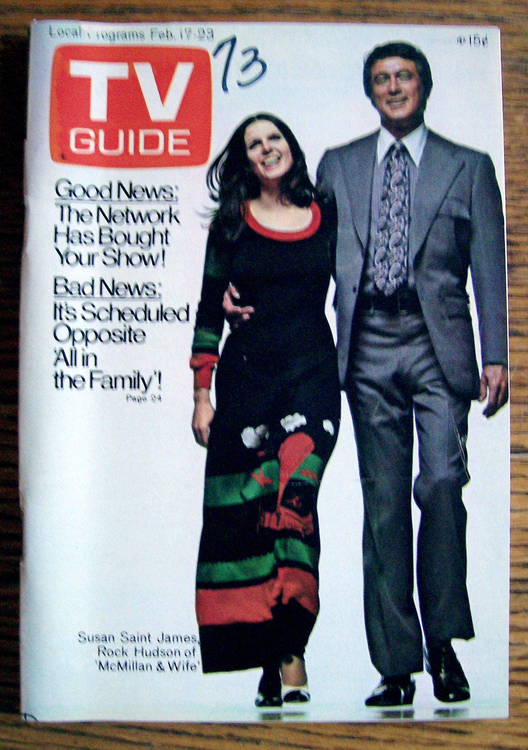 TV Guide - February 17-23, 1973 - McMillan & Wife