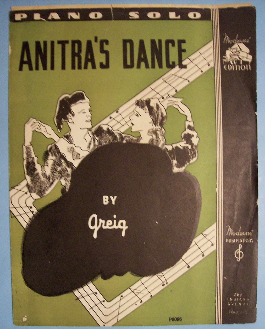 Sheet Music For 1936 Anitra's Dance