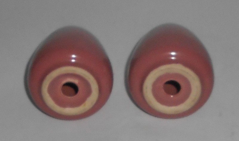 VINTAGE Bauer Pottery Monterey Moderne Pink Salt & Pepper Shaker Set
