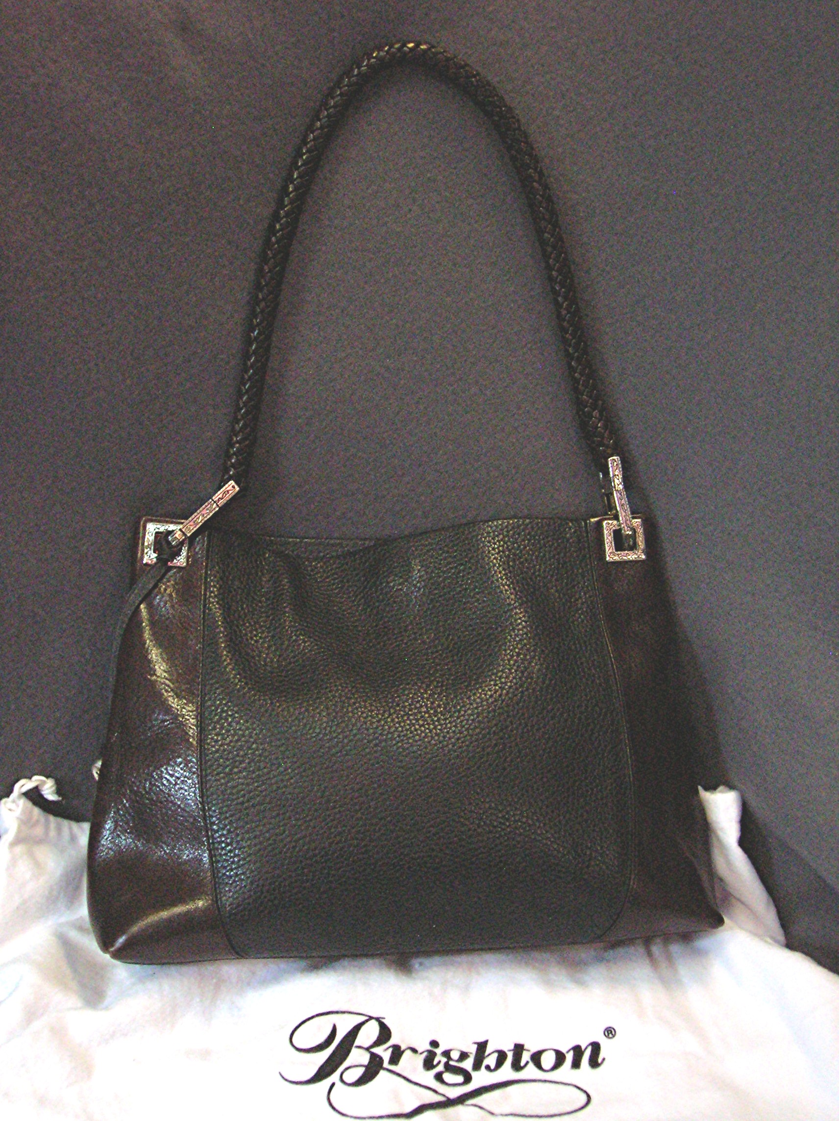 Brighton Black and brown Leather Bag
