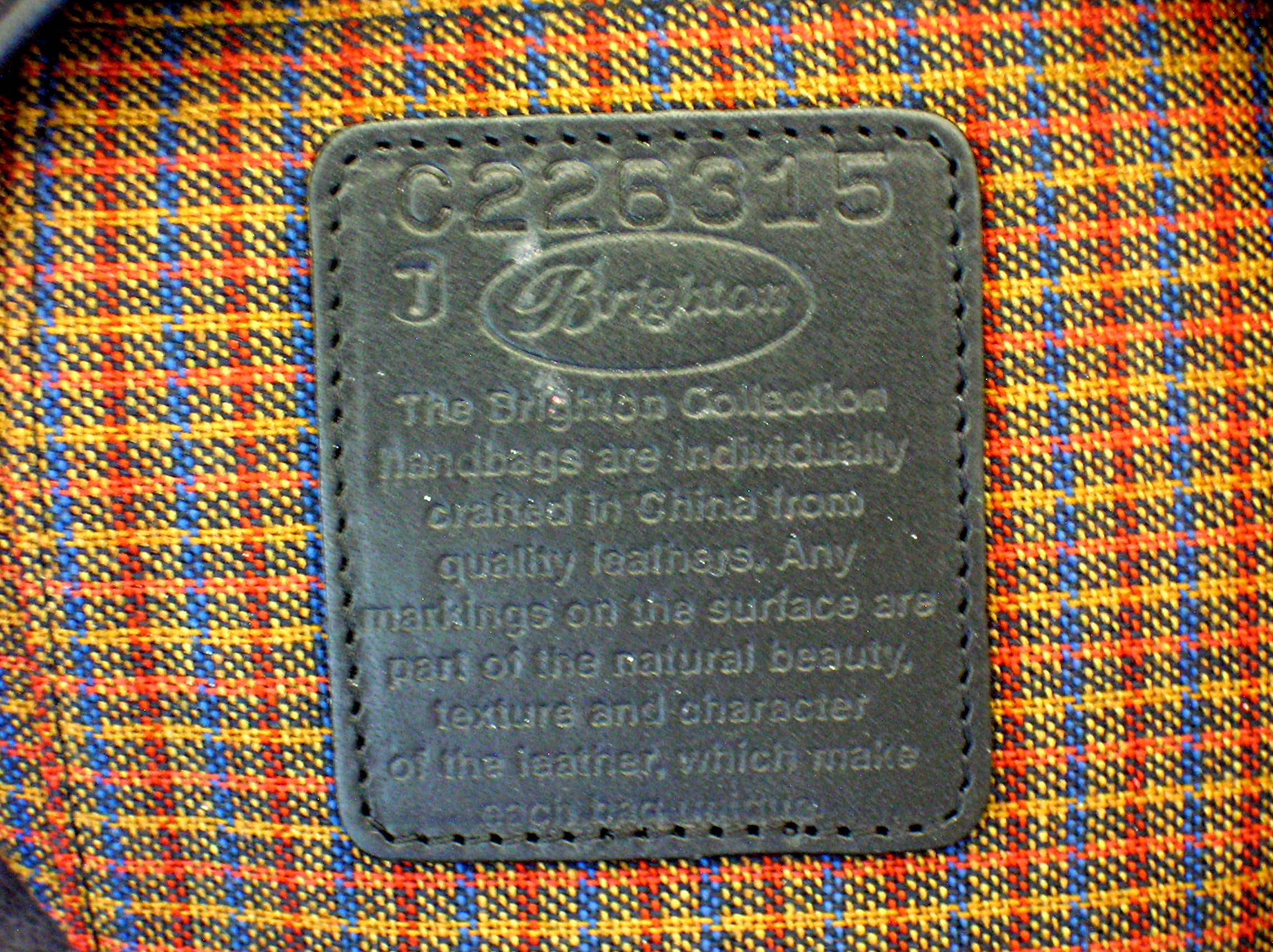 Brighton Black and brown Leather Bag