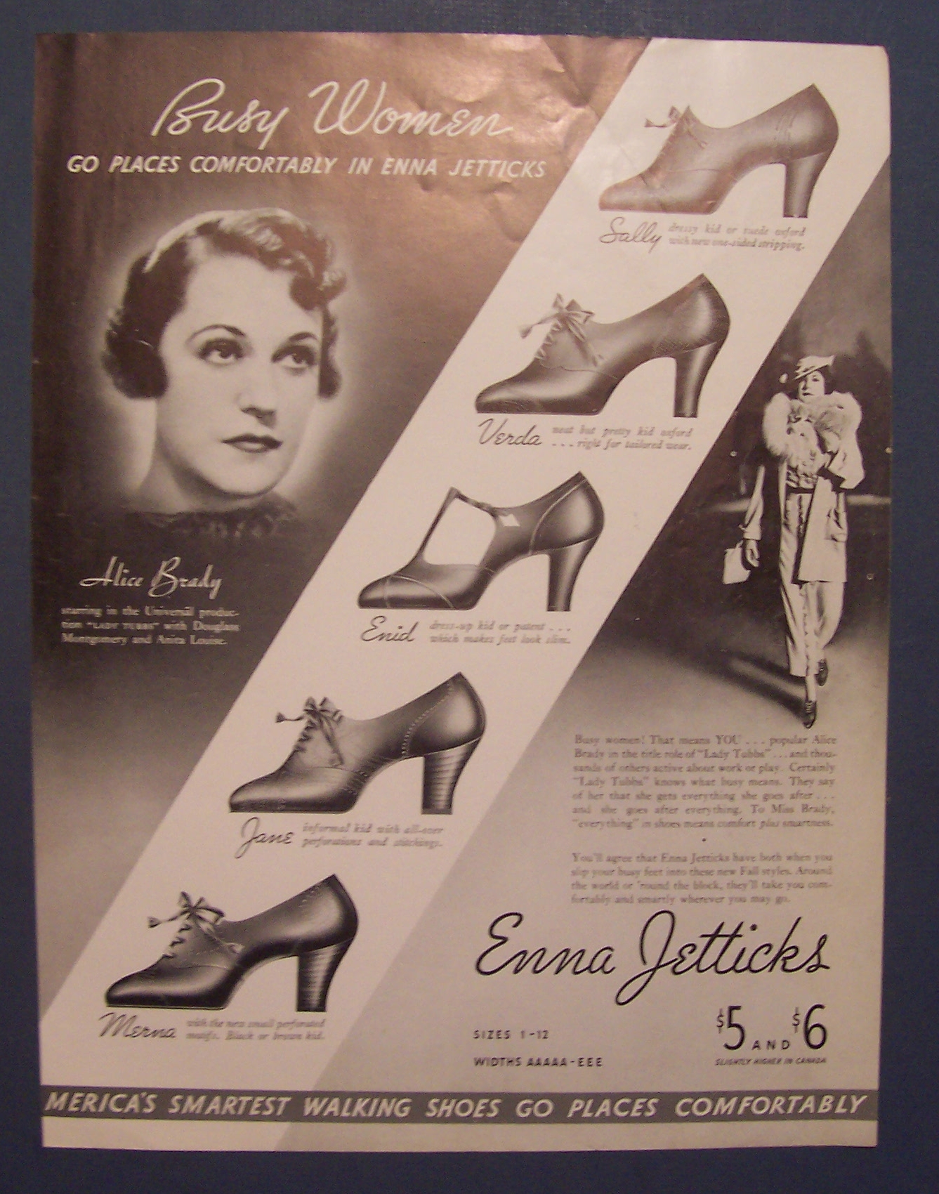 1935  Enna  Jetticks  with  Alice  Brady