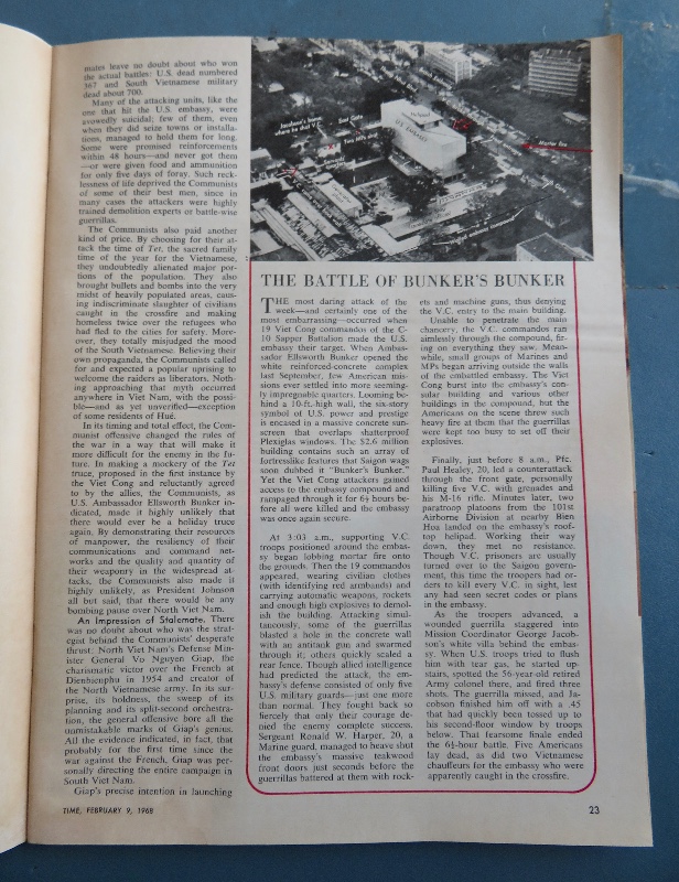 Time Magazine February 9, 1968 Hanoi's General Giap