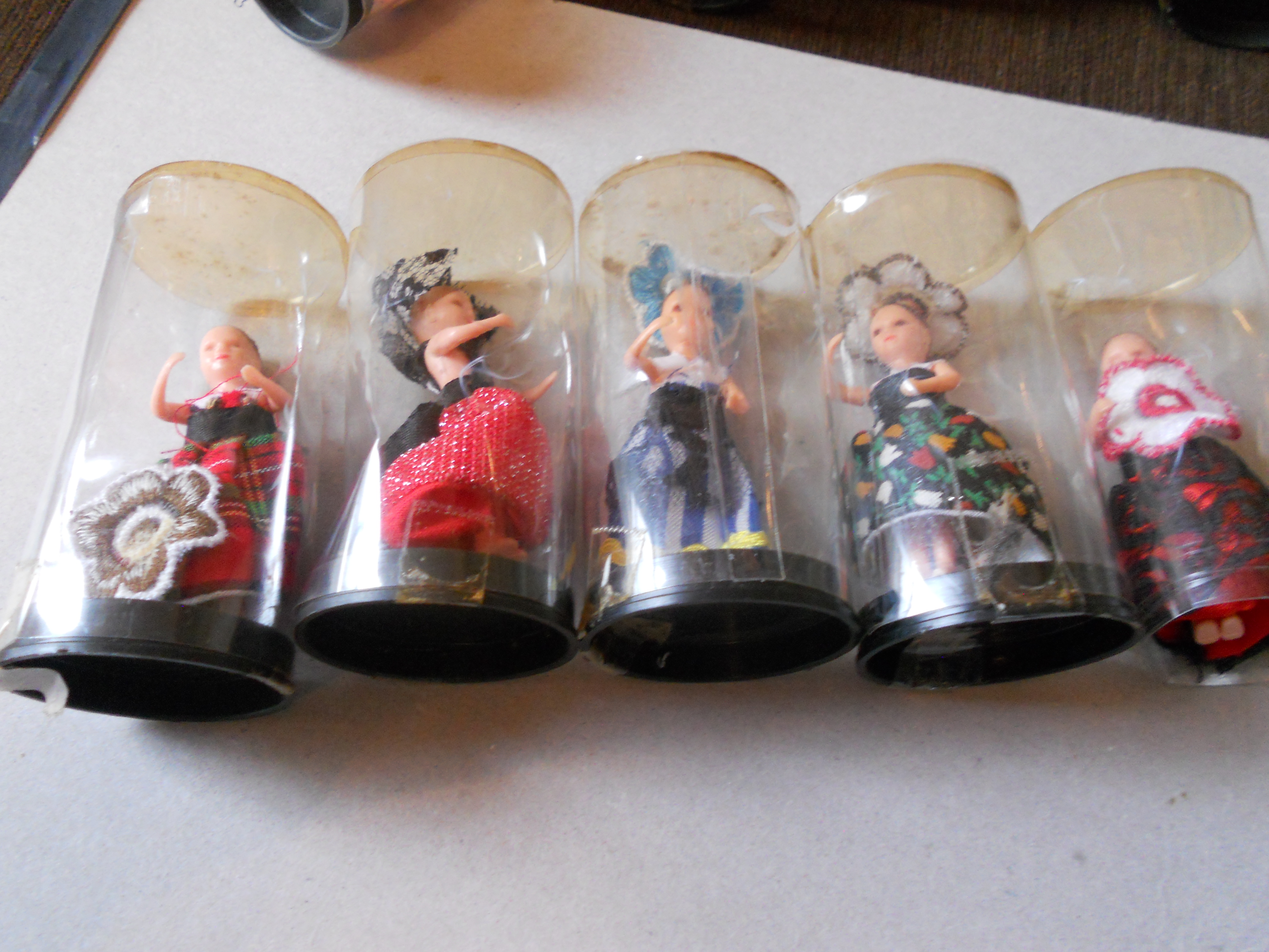 Dolls of The World Set of 12 Hard Plastic