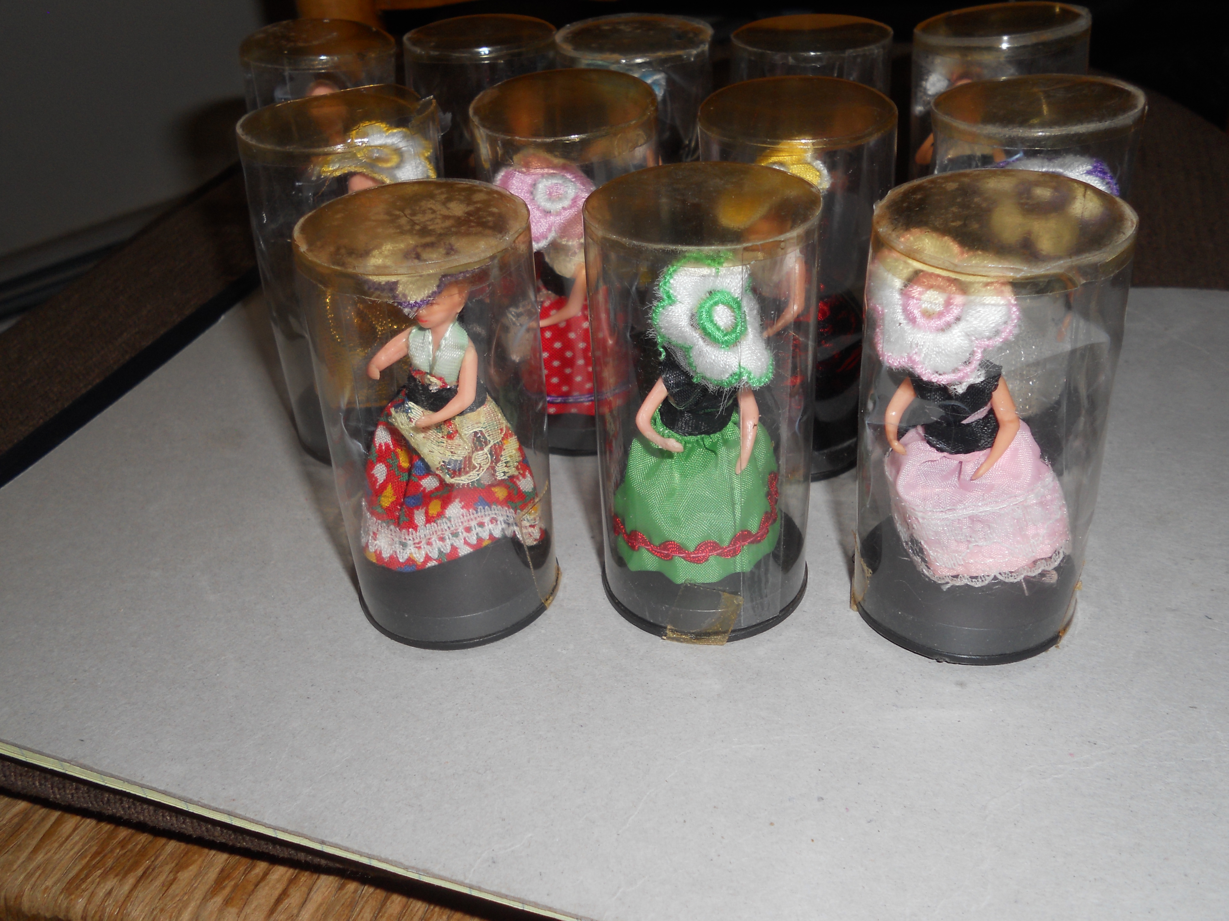 Dolls of The World Set of 12 Hard Plastic